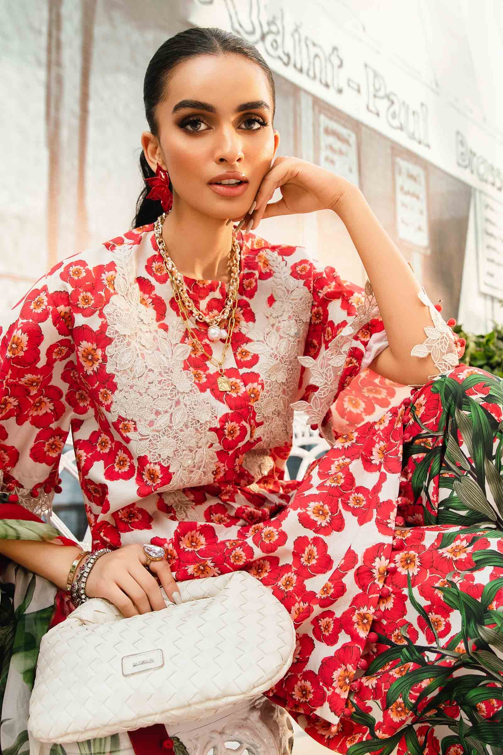 Maria B | M Prints Summer 25 | MPT-2606-B - Official Maria B - Agha Fabrics UK