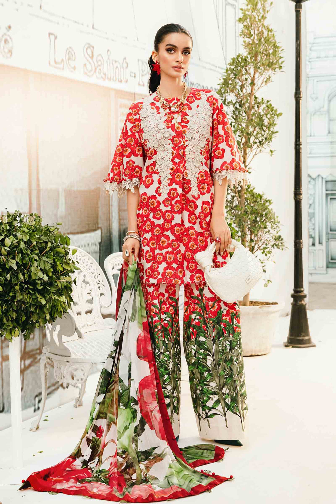 Maria B | M Prints Summer 25 | MPT-2606-B - Official Maria B - Agha Fabrics UK