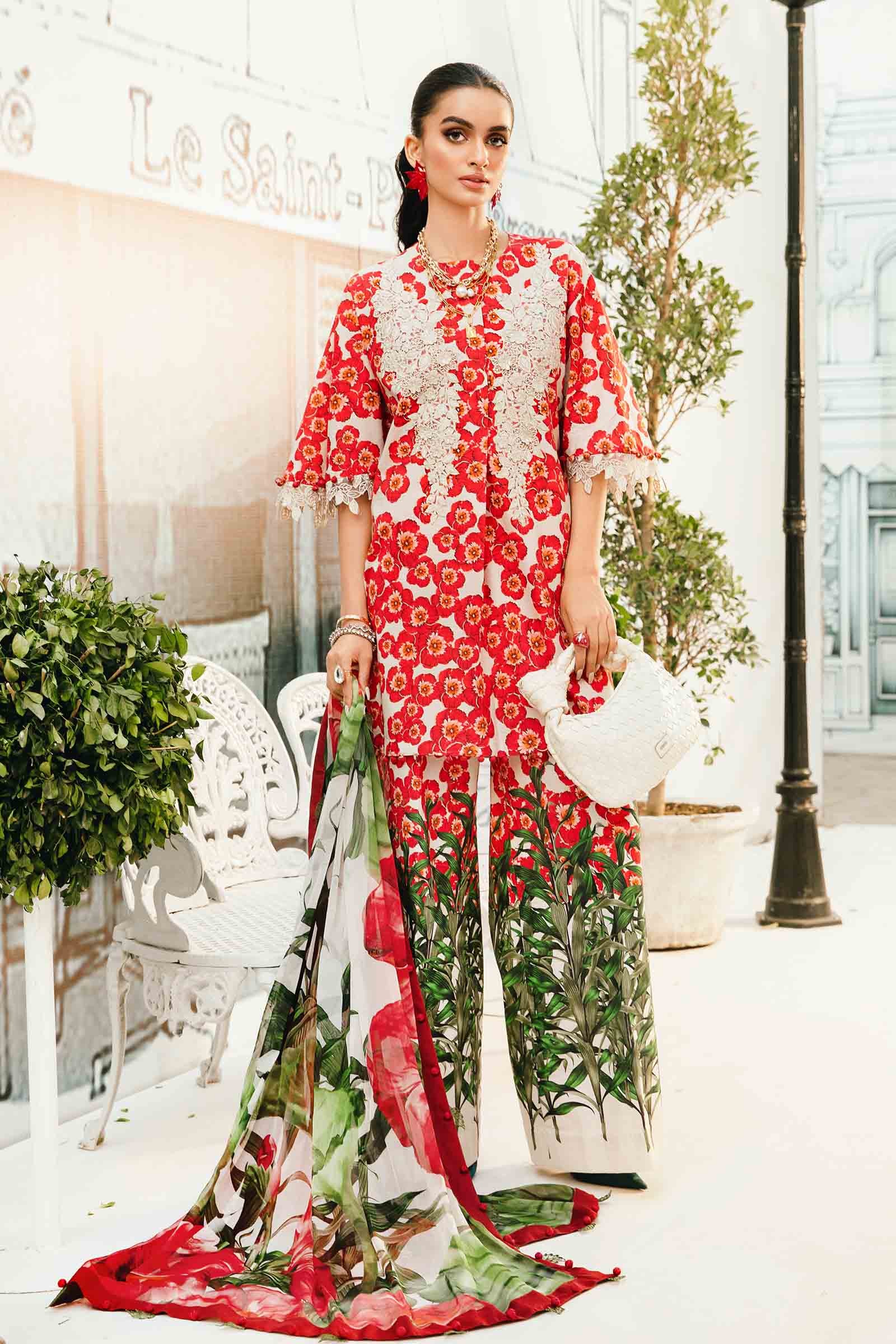Maria B | M Prints Summer 25 | MPT-2606-B - Official Maria B - Agha Fabrics UK