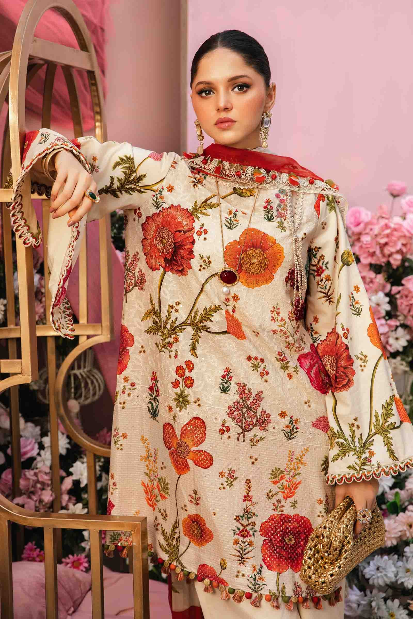Maria B | M Prints Summer 25 | MPT-2607-A - Official Maria B - Agha Fabrics UK