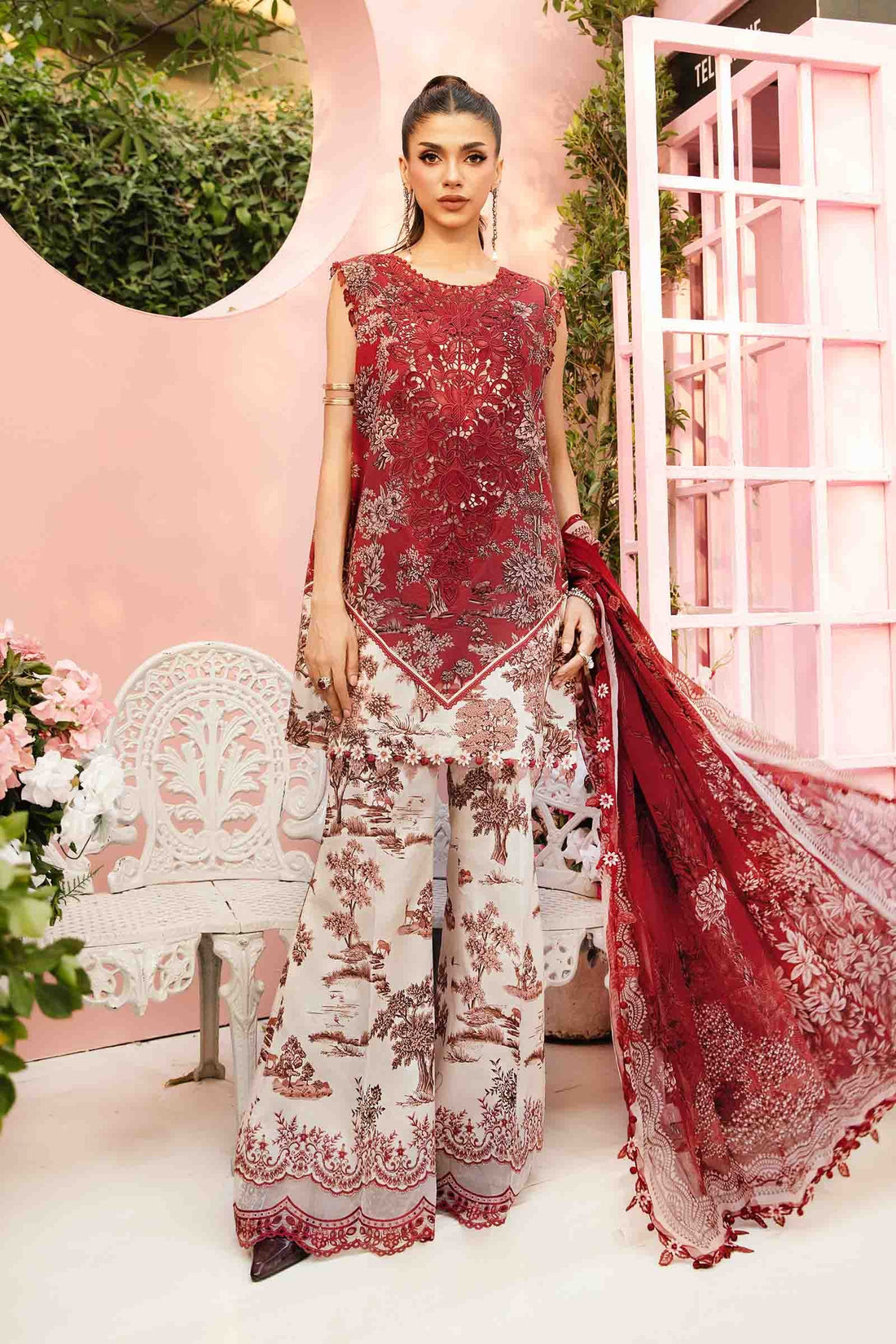 Maria B | M Prints Summer 25 | MPT-2608-A - Official Maria B - Agha Fabrics UK