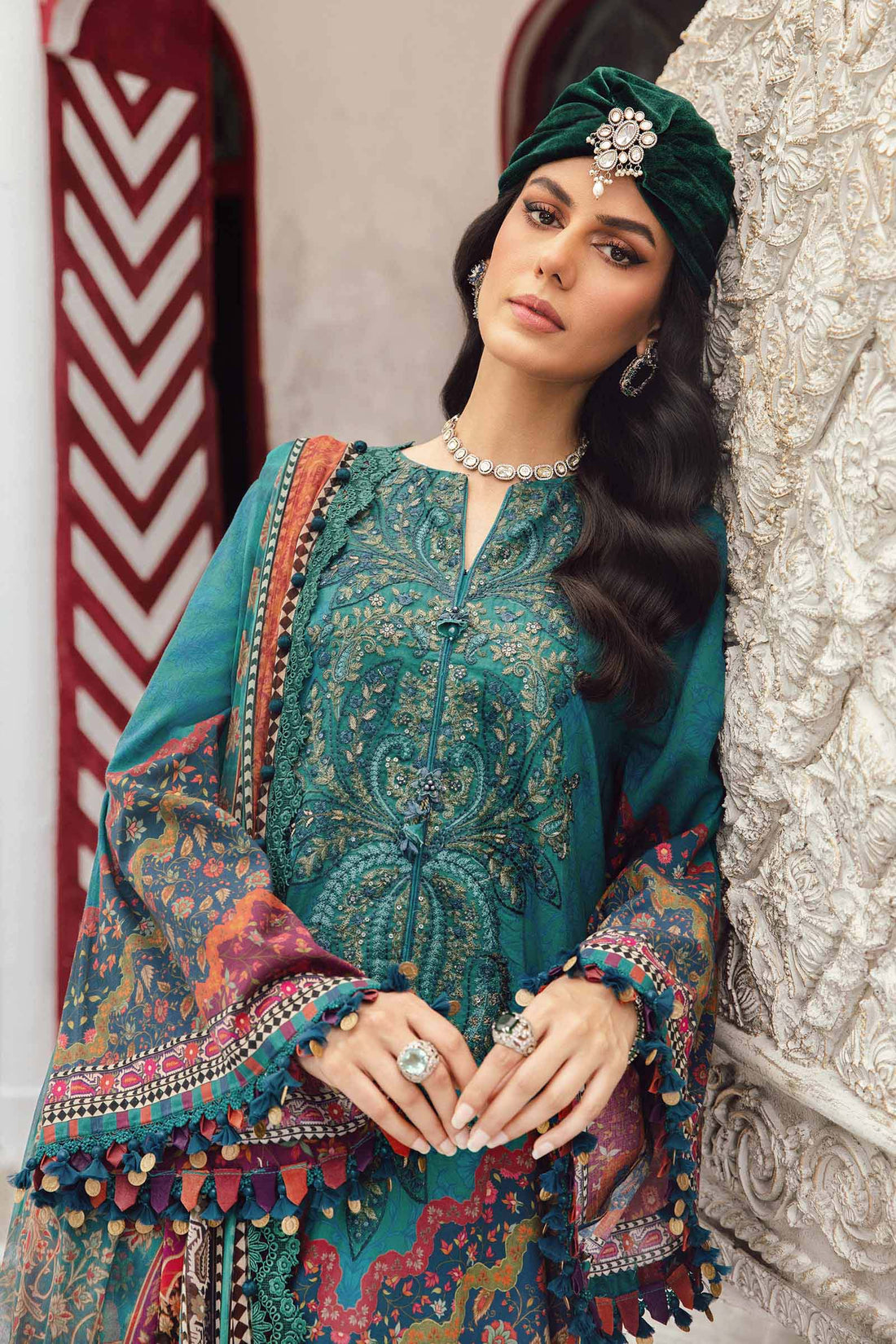Maria B | M Prints Winter 25 | MPT-2710-B - Official Maria B - Agha Fabrics UK