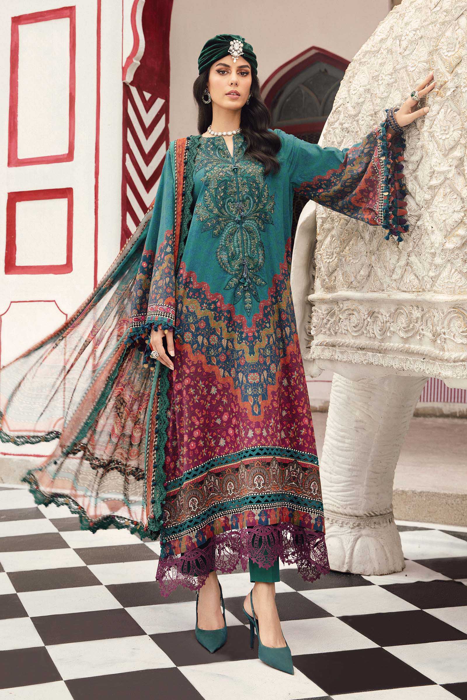 Maria B | M Prints Winter 25 | MPT-2710-B - Official Maria B - Agha Fabrics UK