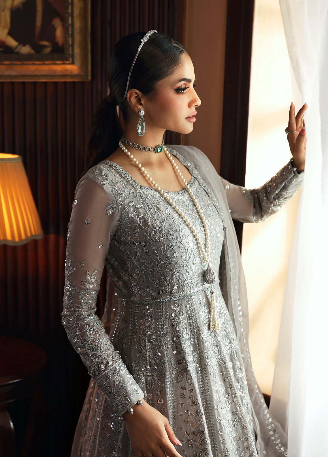 Gulaal | I Evayna Embroidered Chiffon | Sheyza - Official Gulaal - Agha Fabrics UK