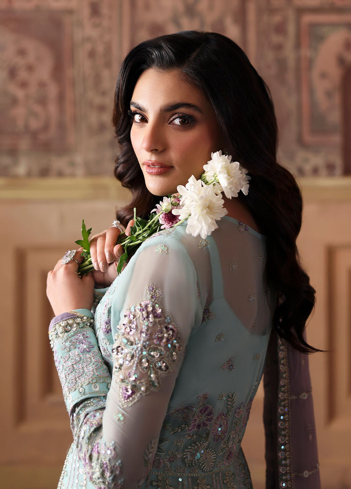 Gulaal | I Evayna Embroidered Chiffon | Delina - Official Gulaal - Agha Fabrics UK
