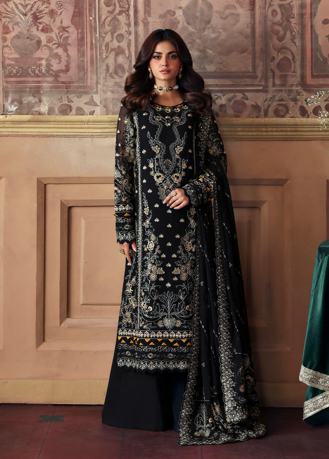 Gulaal | I Evayna Embroidered Chiffon | Deenah
