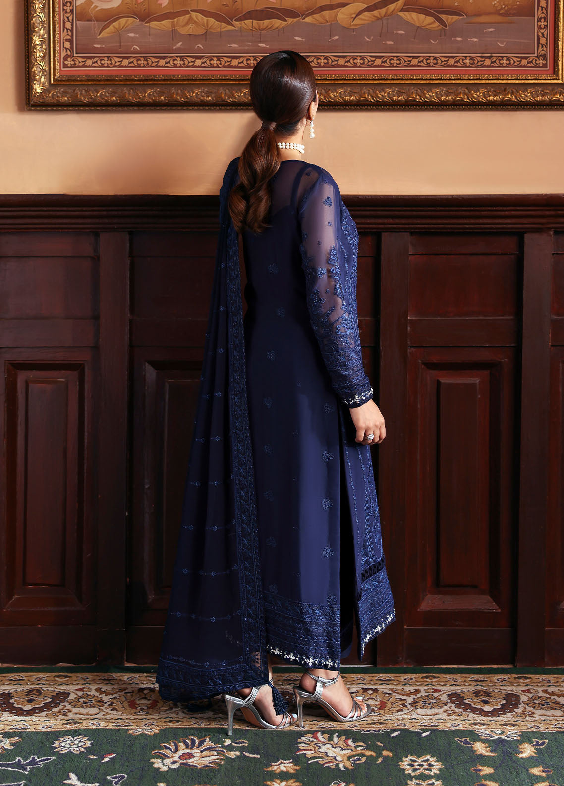 Gulaal | I Evayna Embroidered Chiffon | Leesha - Official Gulaal - Agha Fabrics UK