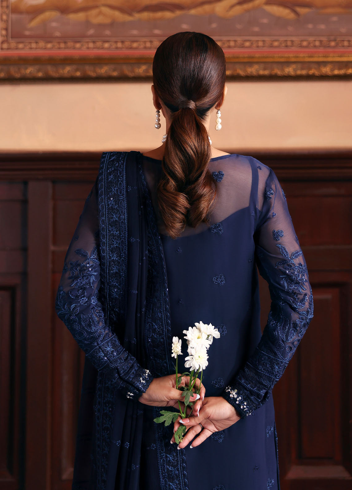 Gulaal | I Evayna Embroidered Chiffon | Leesha - Official Gulaal - Agha Fabrics UK