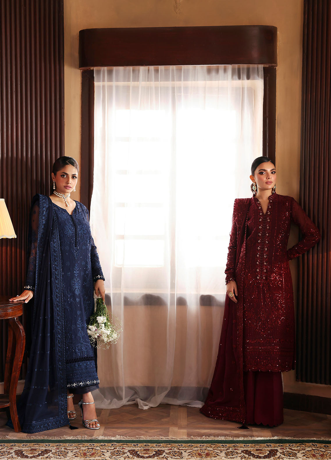 Gulaal | I Evayna Embroidered Chiffon | Leesha - Official Gulaal - Agha Fabrics UK