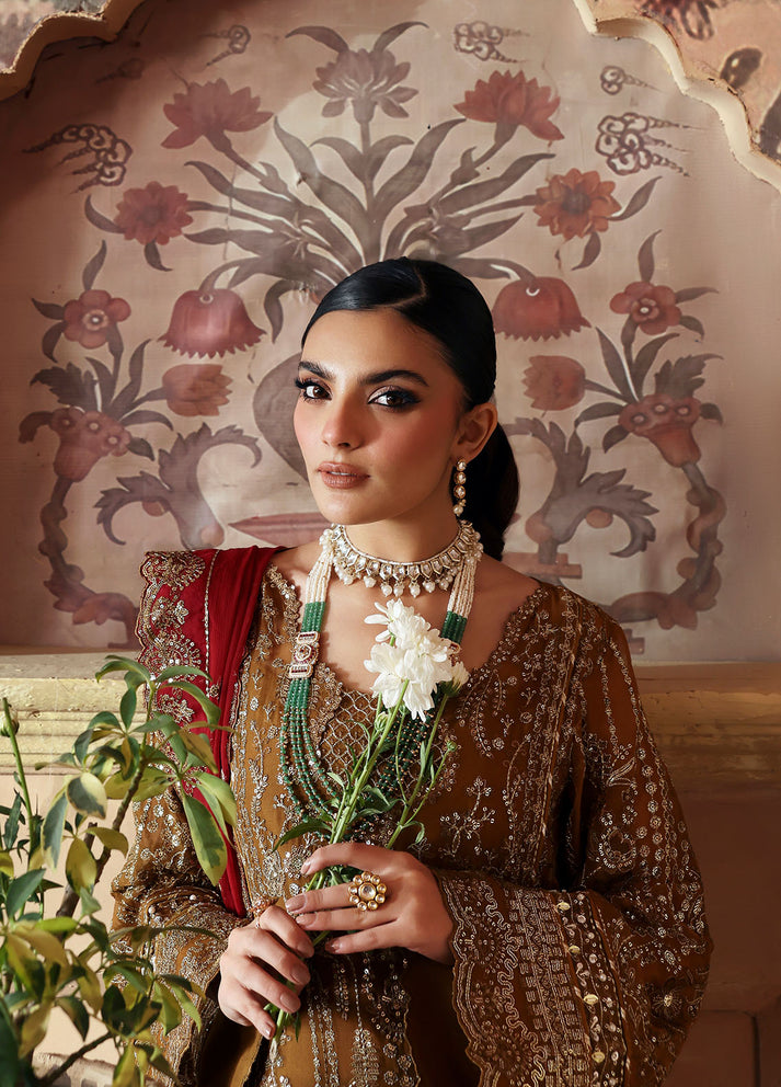 Gulaal | I Evayna Embroidered Chiffon | Dinara - Official Gulaal - Agha Fabrics UK