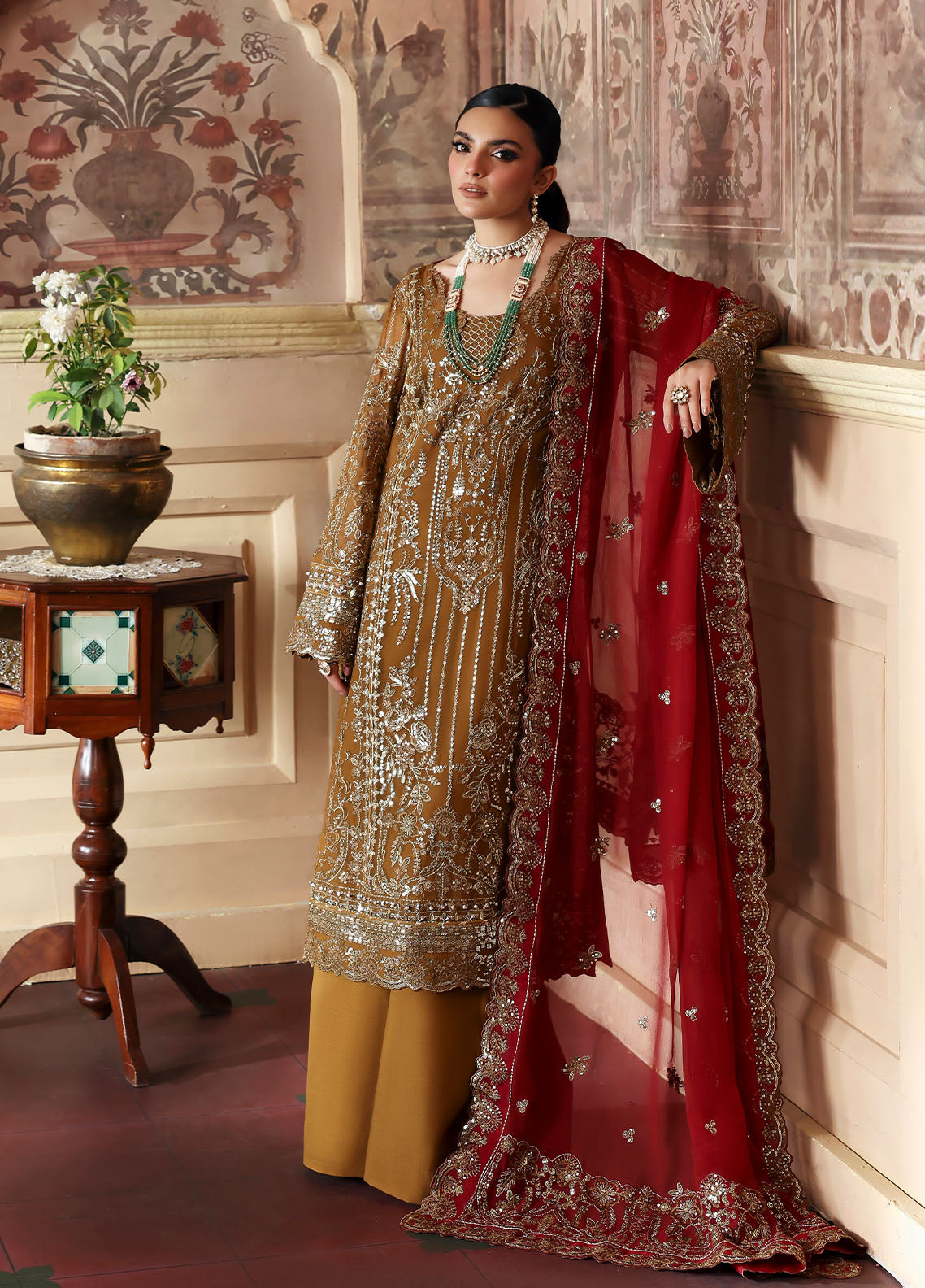 Gulaal | I Evayna Embroidered Chiffon | Dinara - Official Gulaal - Agha Fabrics UK