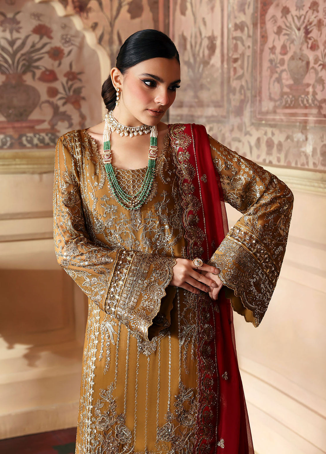 Gulaal | I Evayna Embroidered Chiffon | Dinara - Official Gulaal - Agha Fabrics UK