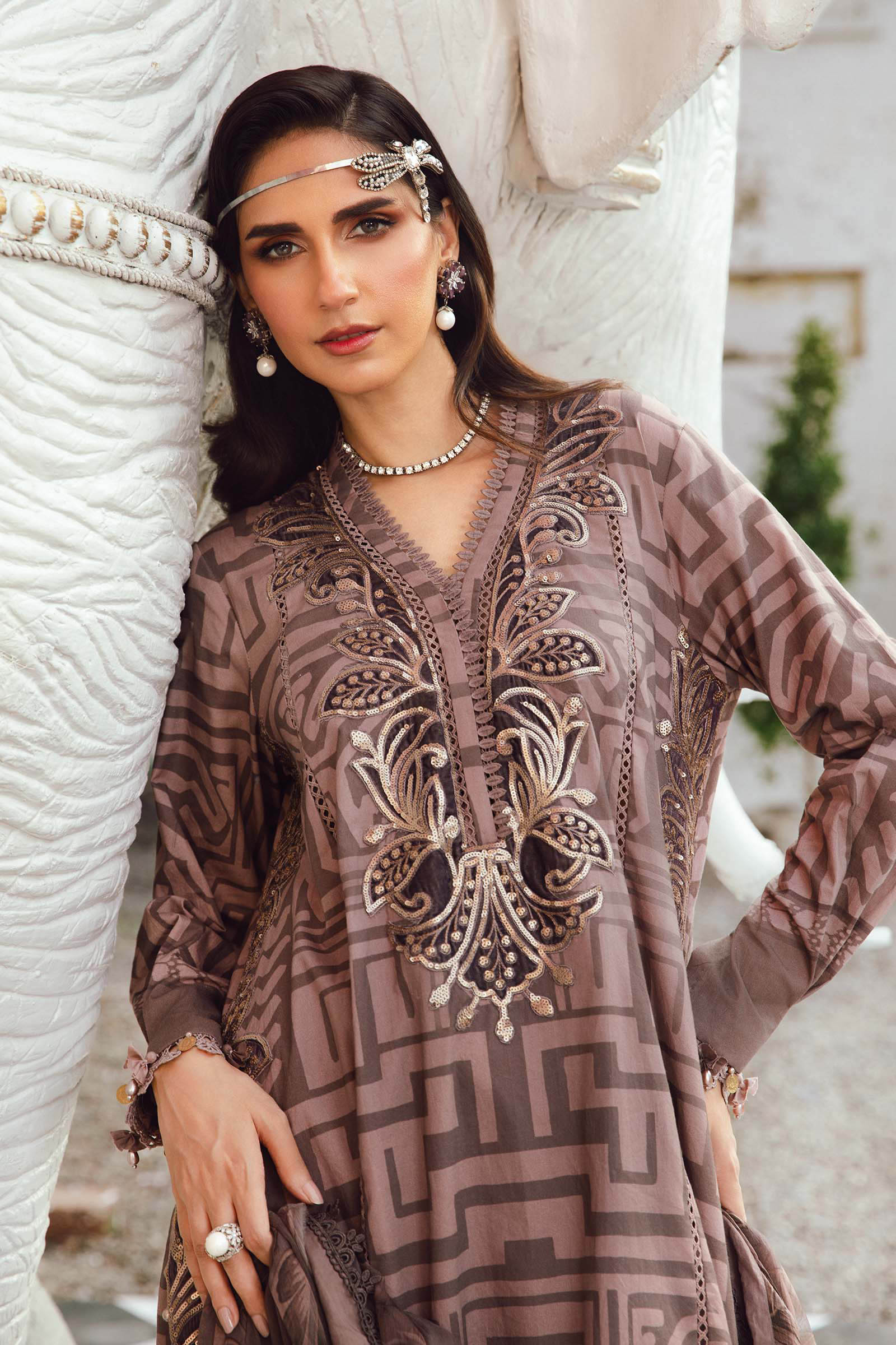 Maria B | M Prints Winter 25 | MPT-2703-B - Official Maria B - Agha Fabrics UK