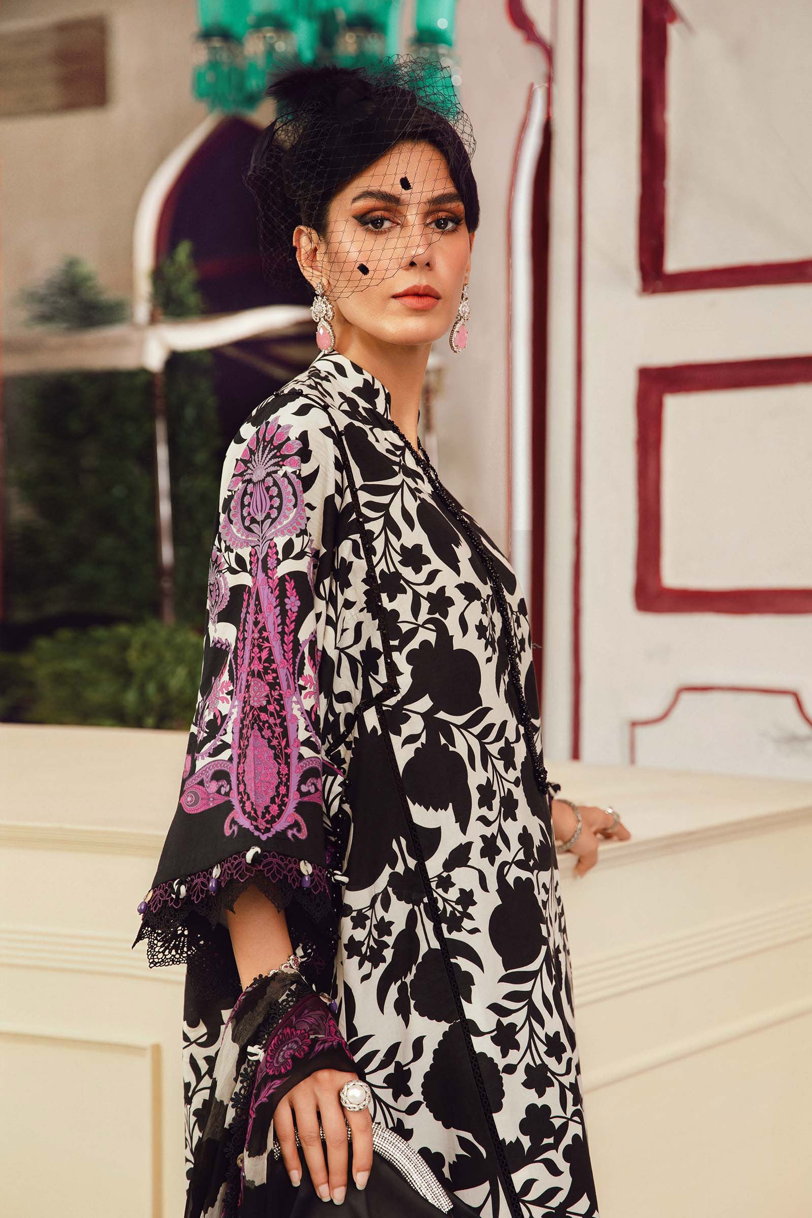 Maria B | M Prints Winter 25 | MPT-2704-B - Official Maria B - Agha Fabrics UK