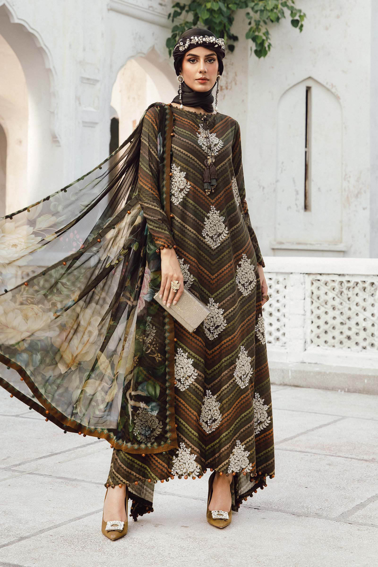 Maria B | M Prints Winter 25 | MPT-2705-B - Official Maria B - Agha Fabrics UK