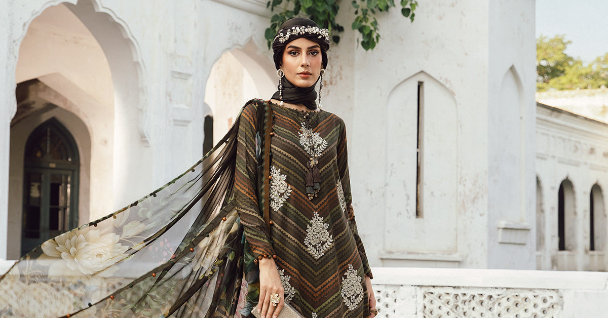 Maria B | M Prints Winter 25 | MPT-2705-B - Official Maria B - Agha Fabrics UK