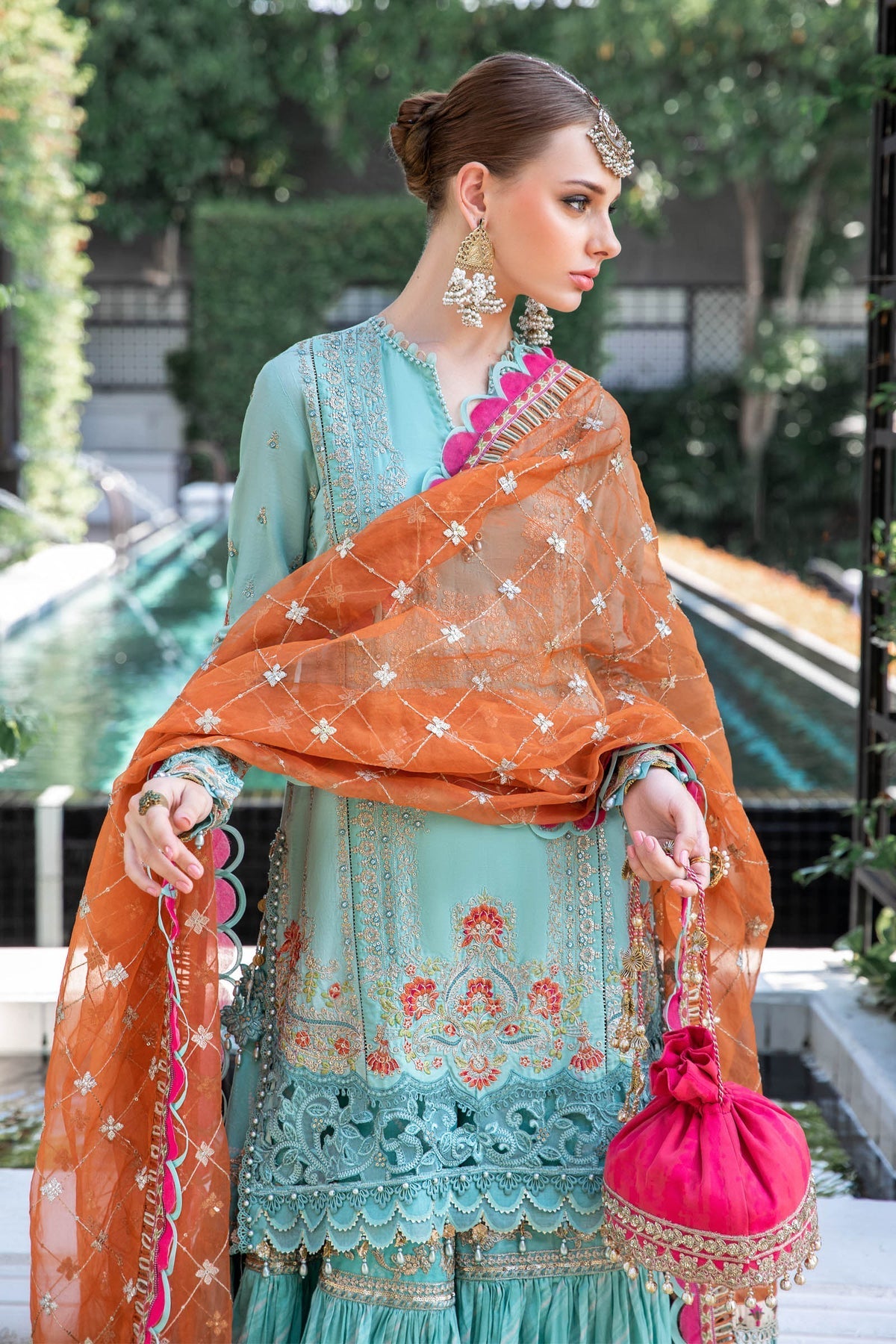 Maria B | Lawn Eid Collection | EL-23-05-Sea Green