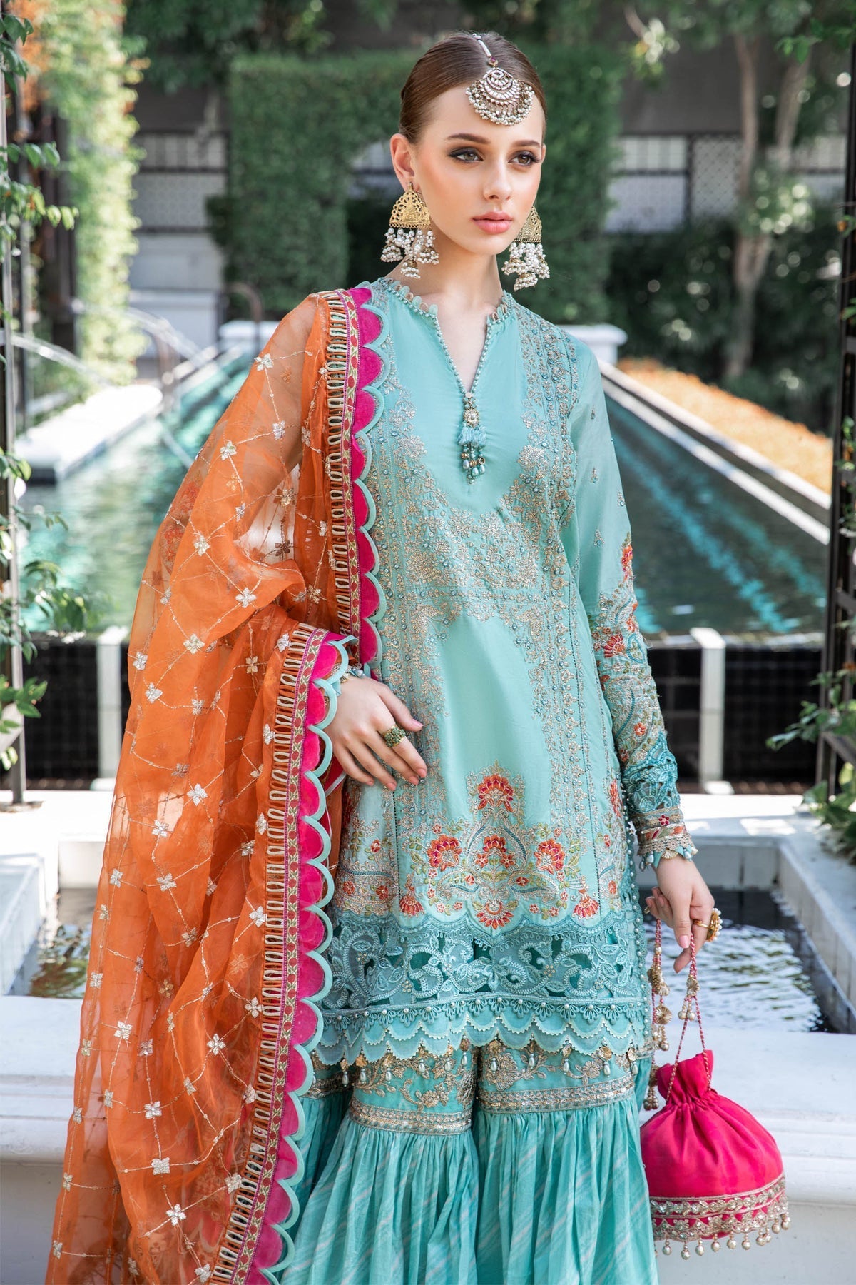 Maria B | Lawn Eid Collection | EL-23-05-Sea Green