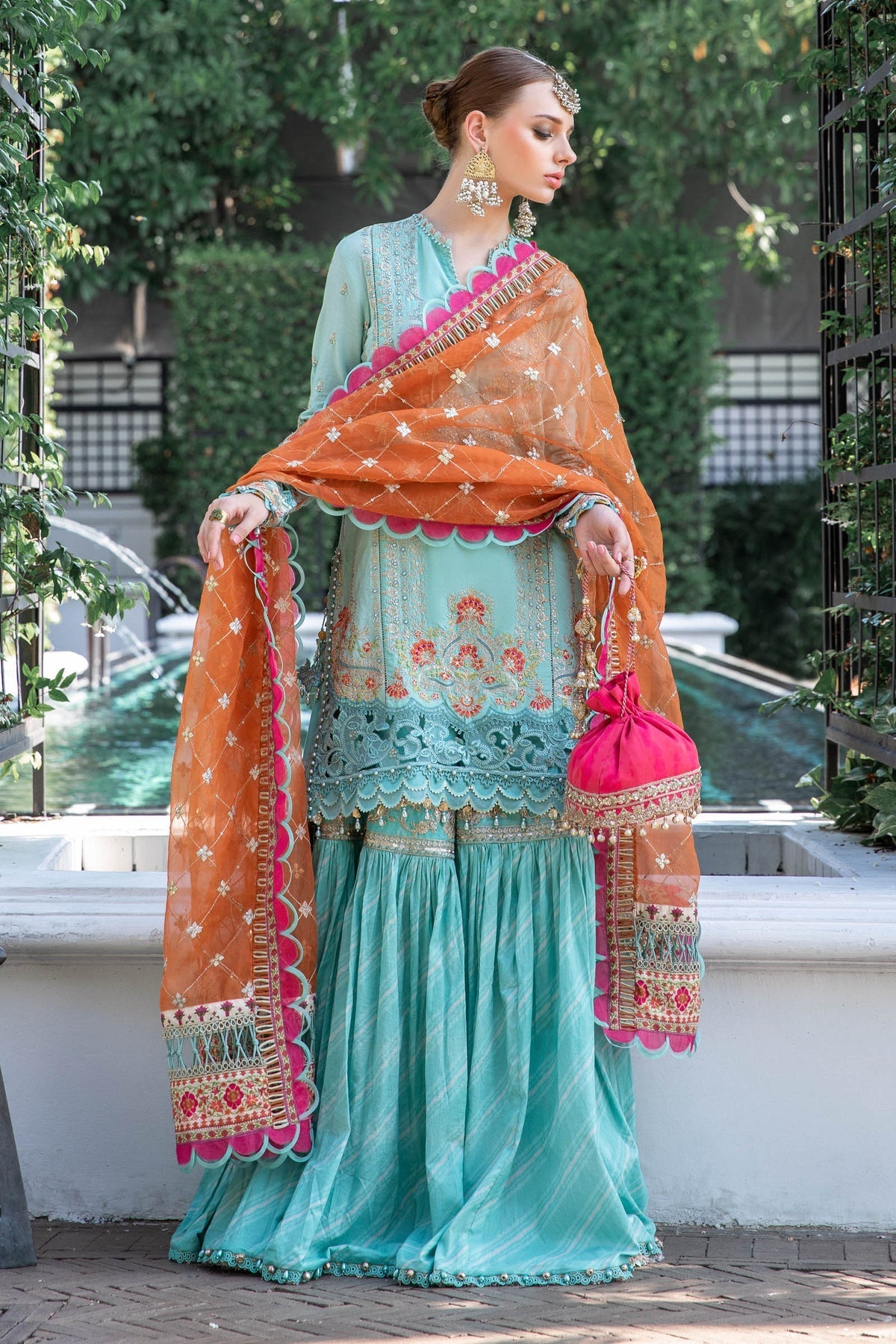 Maria B | Lawn Eid Collection | EL-23-05-Sea Green