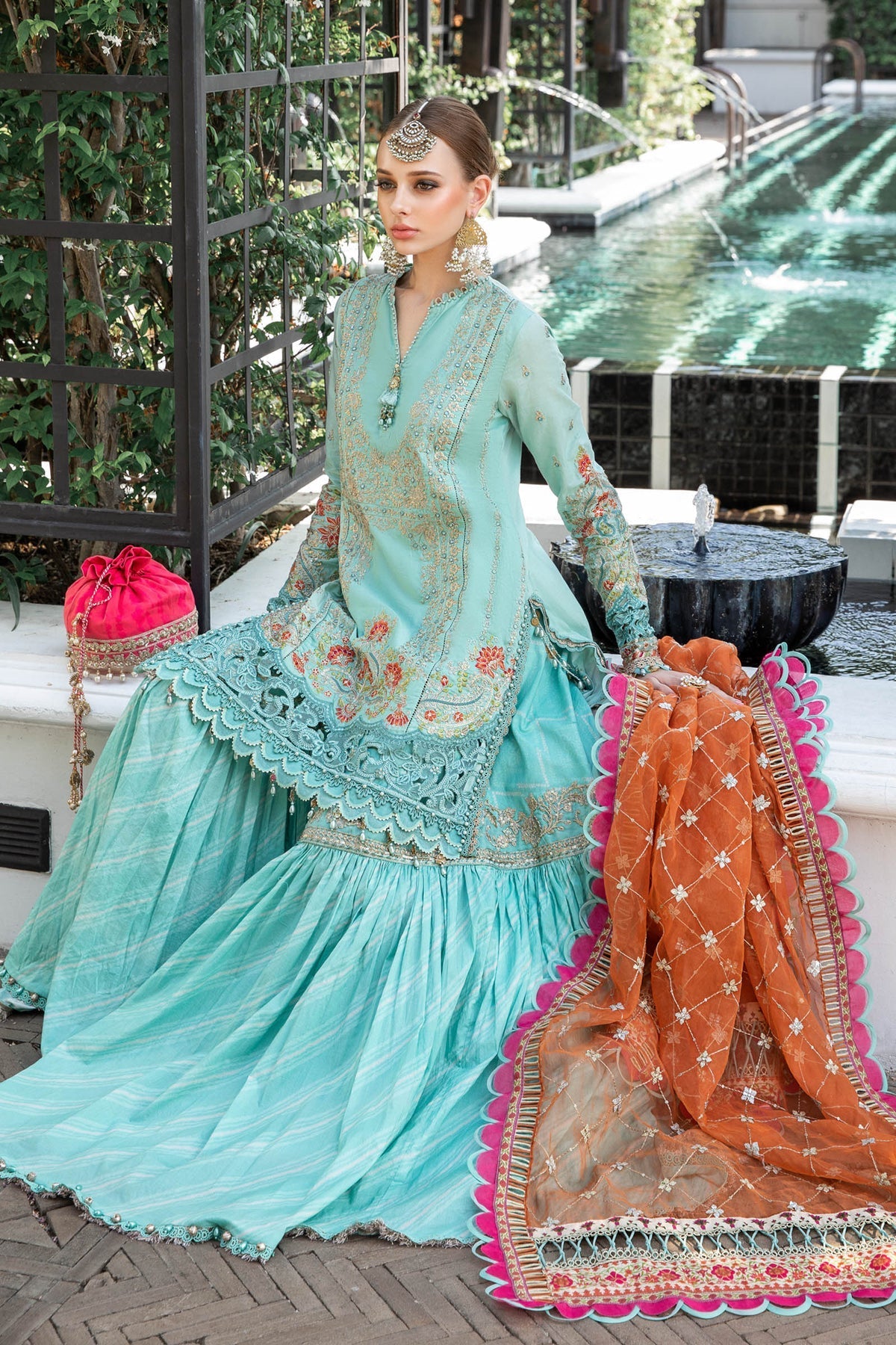 Maria B | Lawn Eid Collection | EL-23-05-Sea Green