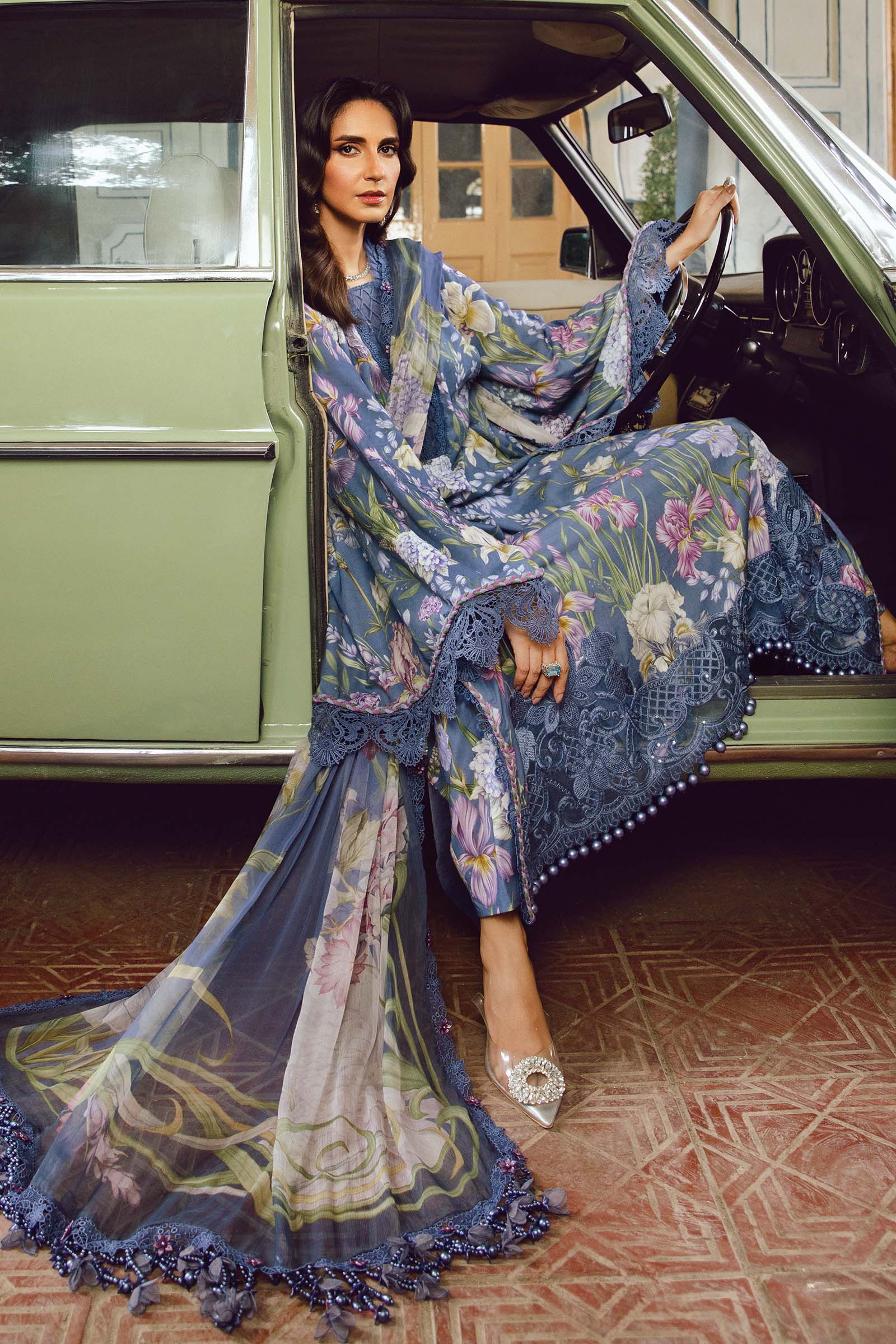 Maria B | M Prints Winter 25 | MPT-2708-B - Official Maria B - Agha Fabrics UK