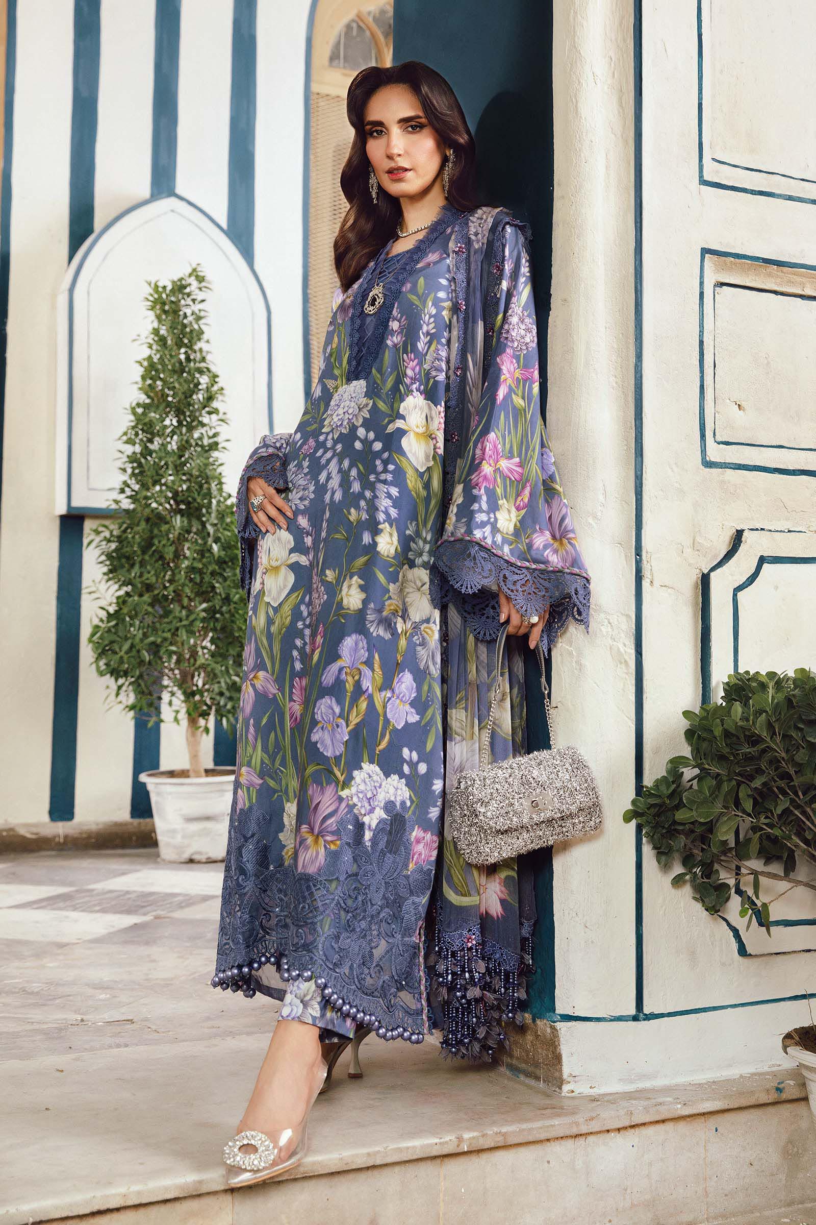 Maria B | M Prints Winter 25 | MPT-2708-B - Official Maria B - Agha Fabrics UK