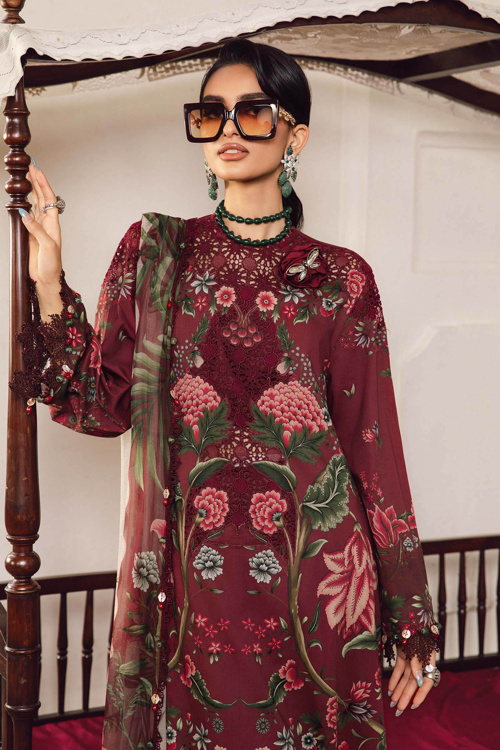 Maria B | M Prints Winter 25 | MPT-2709-A - Official Maria B - Agha Fabrics UK