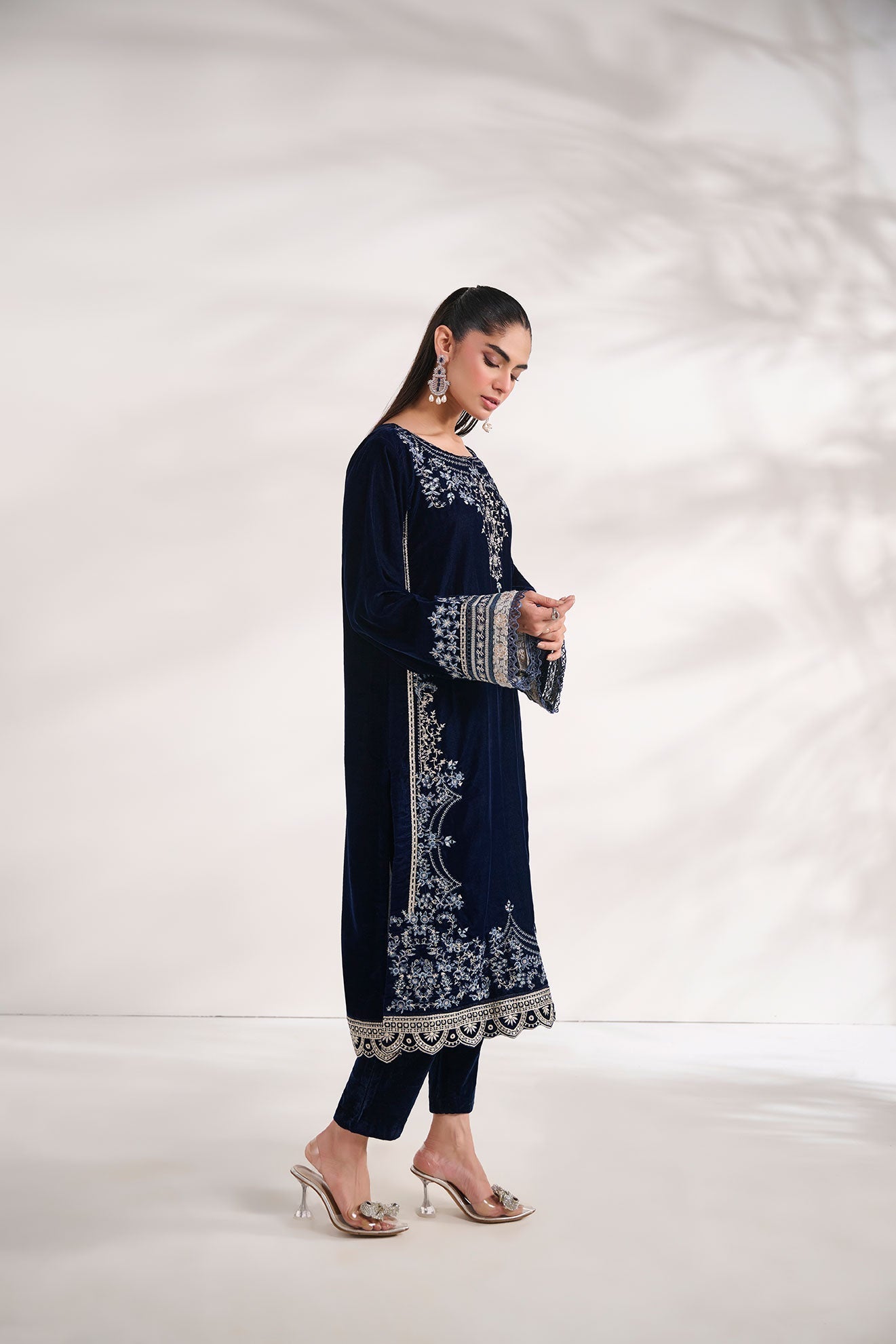 Dhanak | Velvet Edit | FW24DA-1891 NAVY BLUE