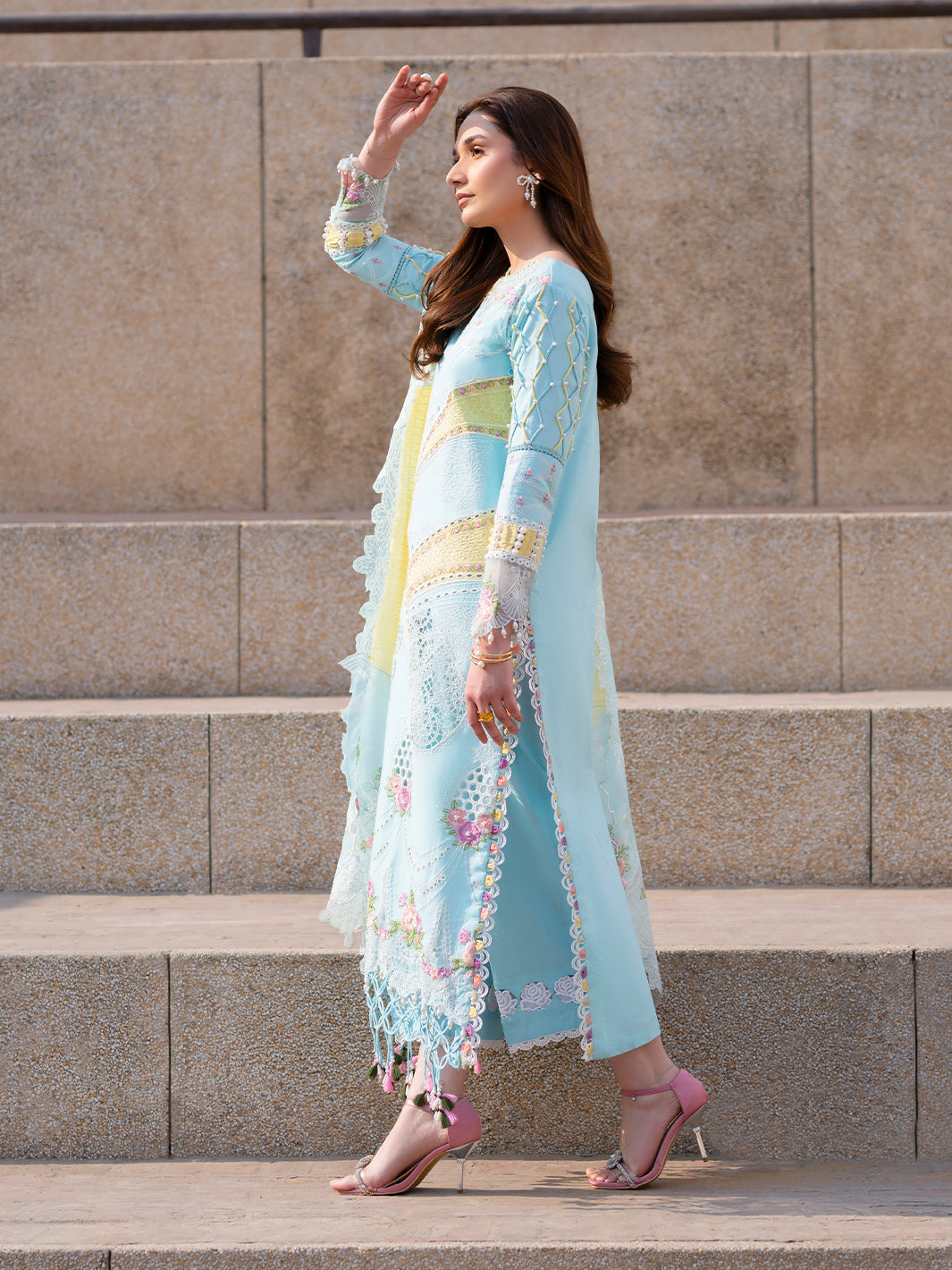 Parishay | Dil e Raqsam Festive Eid Lawn | DR-01 - Official Parishay - Agha Fabrics UK