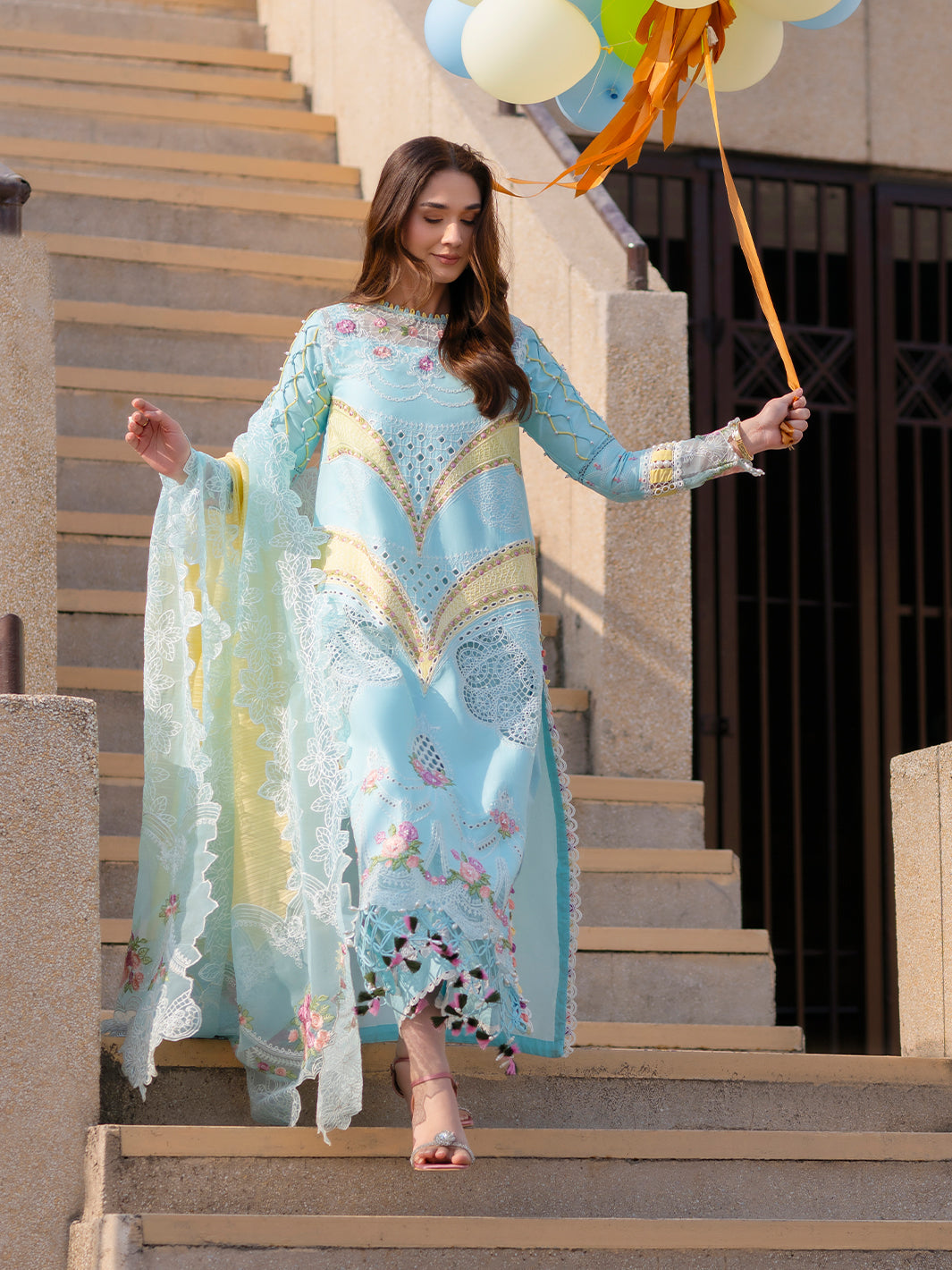 Parishay | Dil e Raqsam Festive Eid Lawn | DR-01 - Official Parishay - Agha Fabrics UK