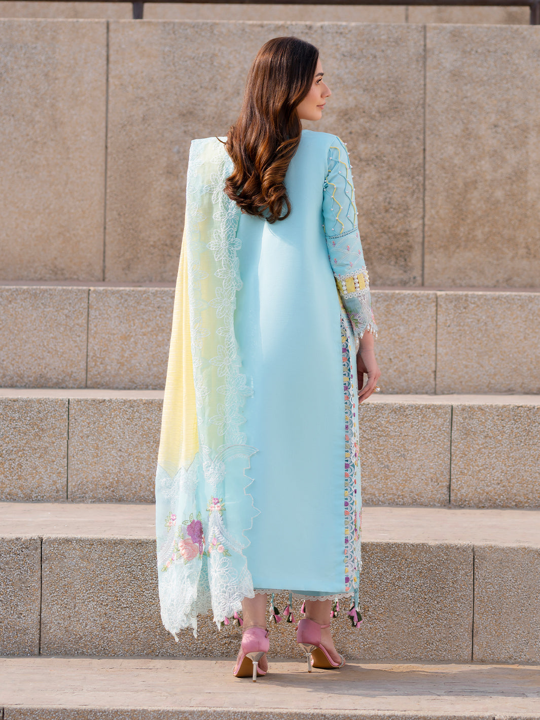 Parishay | Dil e Raqsam Festive Eid Lawn | DR-01 - Official Parishay - Agha Fabrics UK
