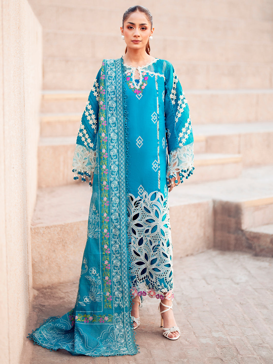 Parishay | Dil e Raqsam Festive Eid Lawn | DR-03 - Official Parishay - Agha Fabrics UK