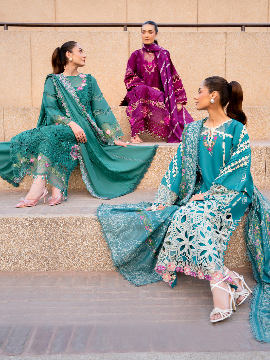 Parishay | Dil e Raqsam Festive Eid Lawn | DR-03 - Official Parishay - Agha Fabrics UK