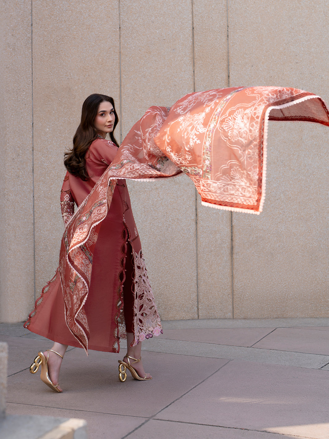 Parishay | Dil e Raqsam Festive Eid Lawn | DR-04 - Official Parishay - Agha Fabrics UK