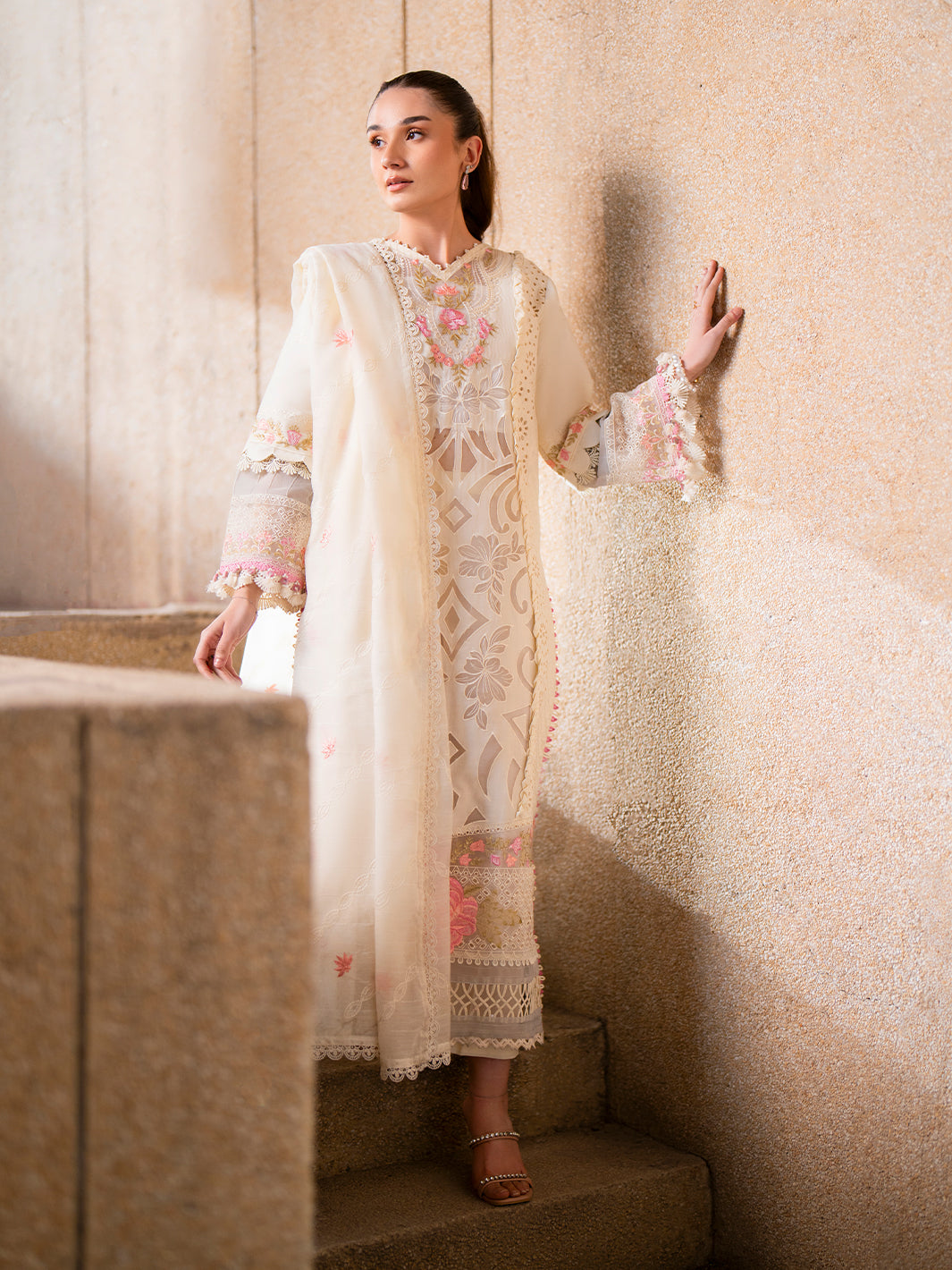 Parishay | Dil e Raqsam Festive Eid Lawn | DR-05 - Official Parishay - Agha Fabrics UK