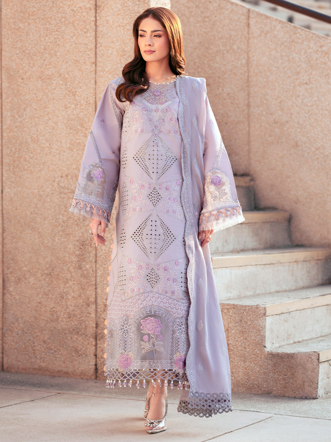 Parishay | Dil e Raqsam Festive Eid Lawn | DR-07 - Official Parishay - Agha Fabrics UK
