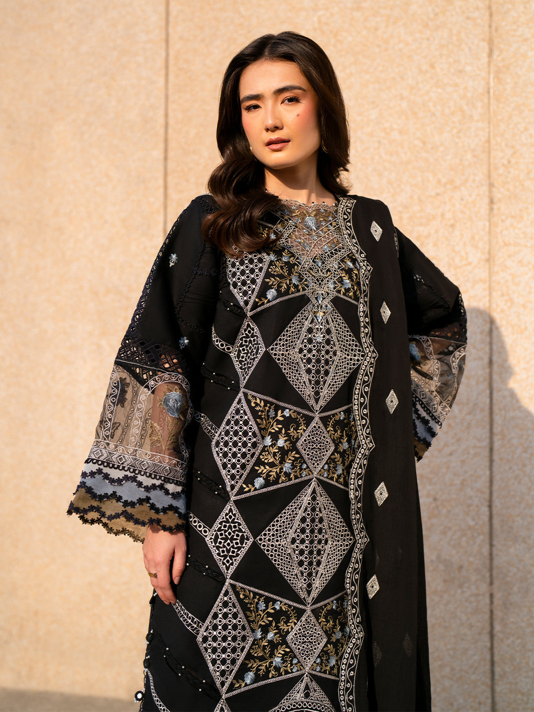 Parishay | Dil e Raqsam Festive Eid Lawn | DR-08 - Official Parishay - Agha Fabrics UK