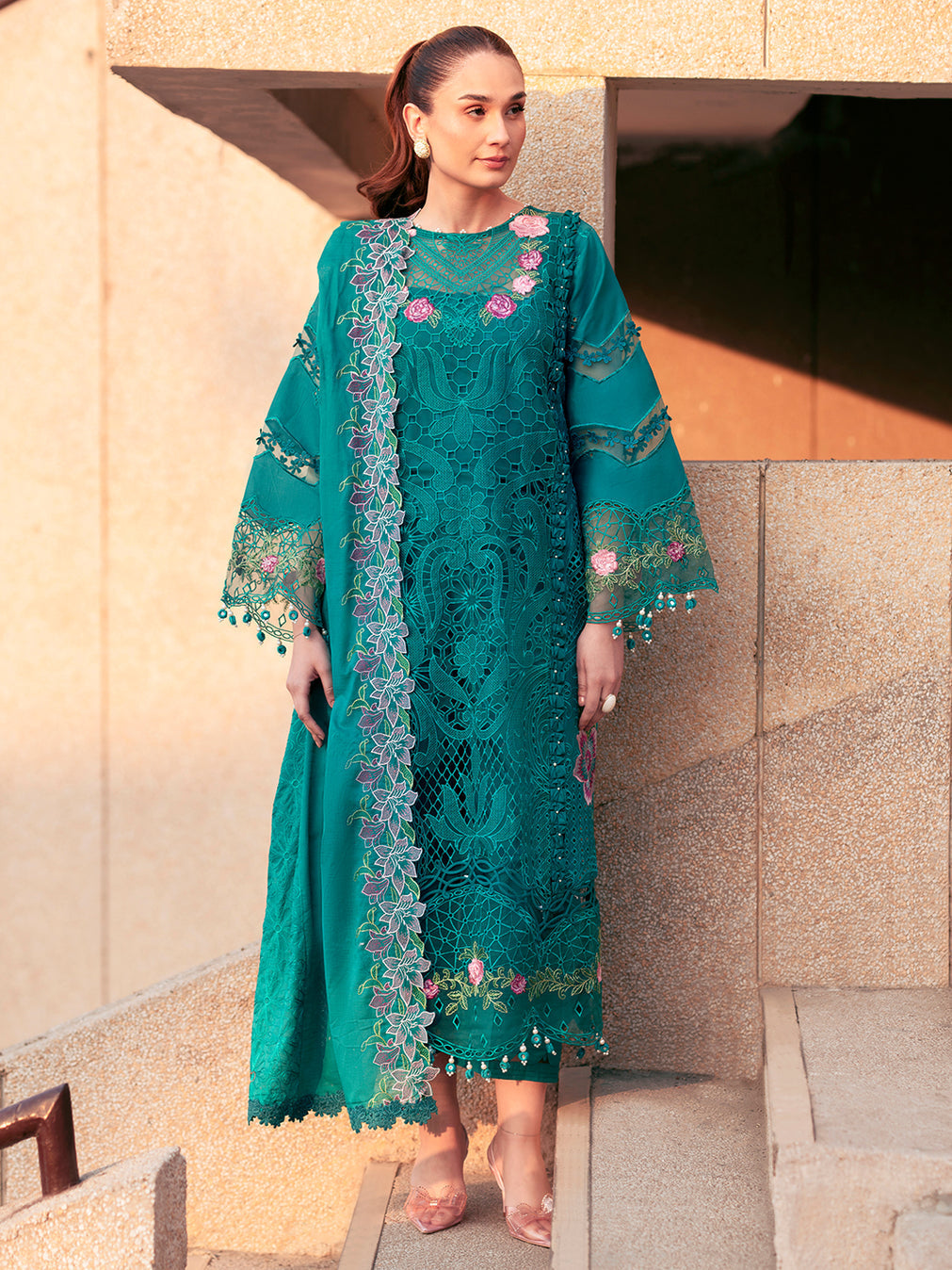 Parishay | Dil e Raqsam Festive Eid Lawn | DR-09 - Official Parishay - Agha Fabrics UK