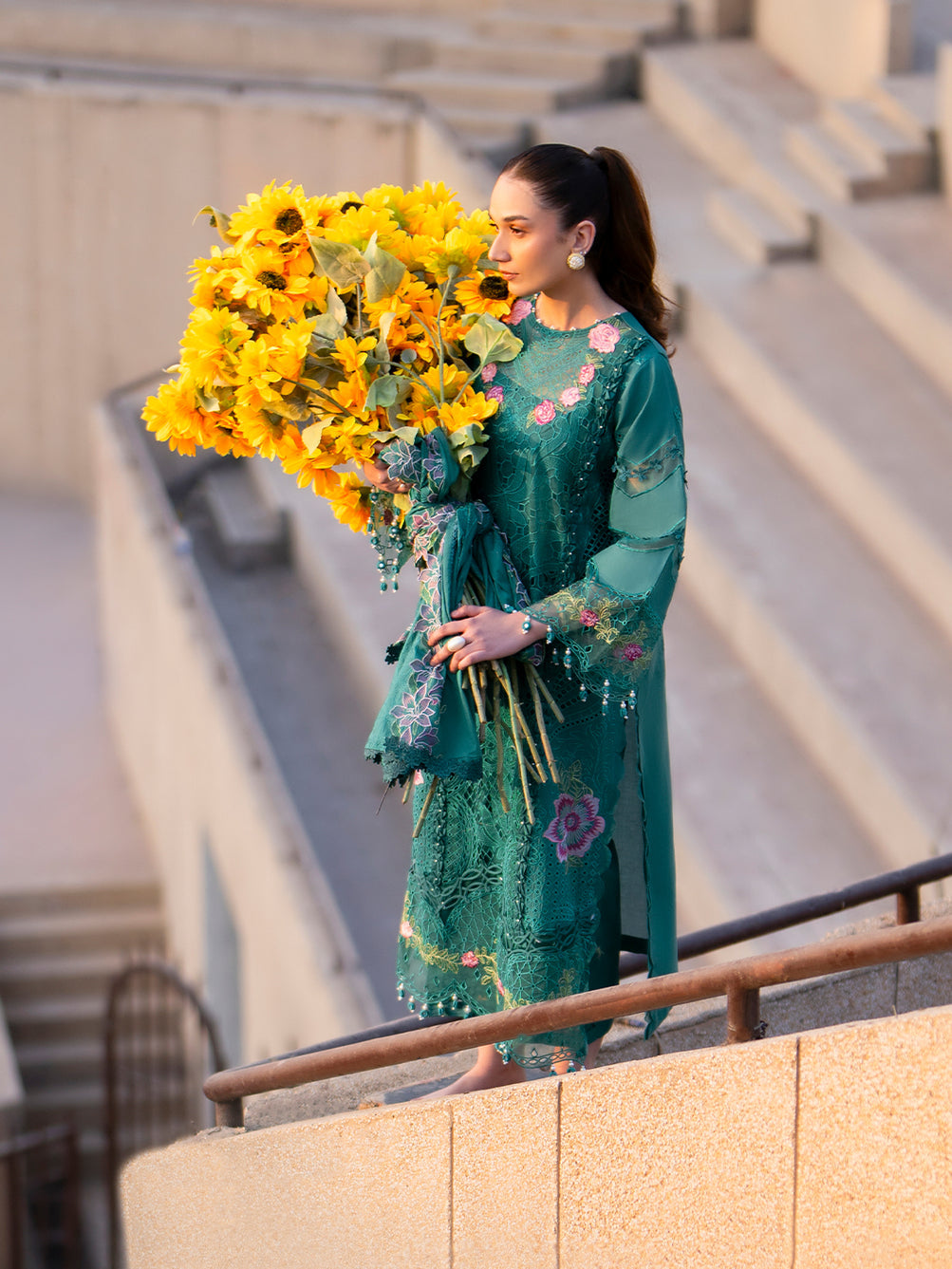 Parishay | Dil e Raqsam Festive Eid Lawn | DR-09 - Official Parishay - Agha Fabrics UK