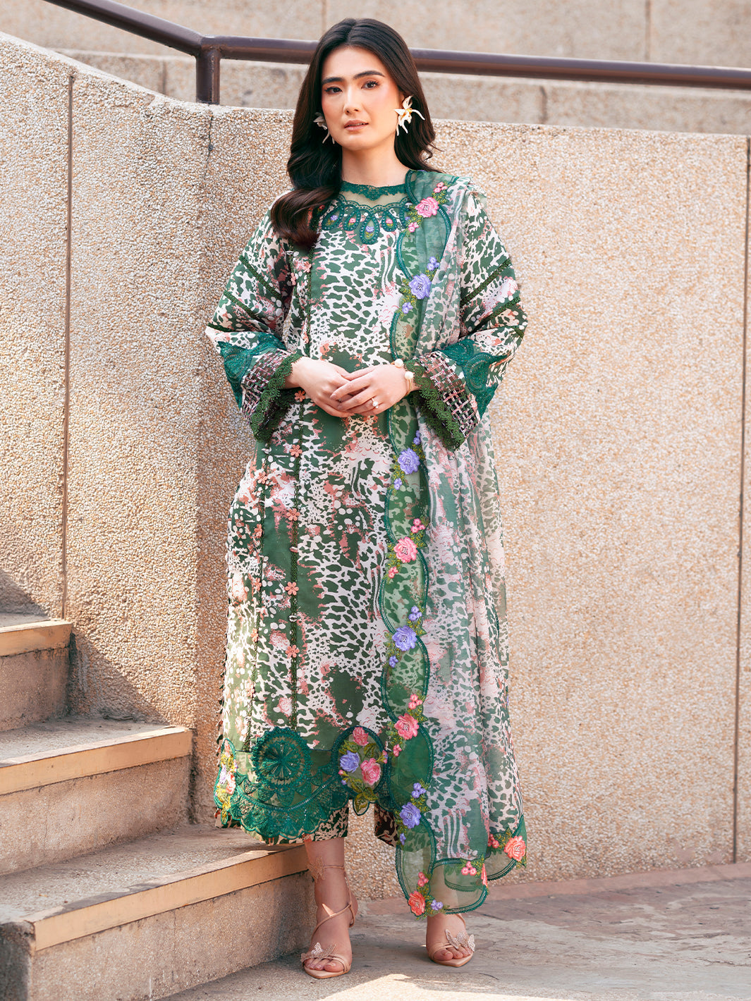 Parishay | Dil e Raqsam Festive Eid Lawn | DR-13 - Official Parishay - Agha Fabrics UK