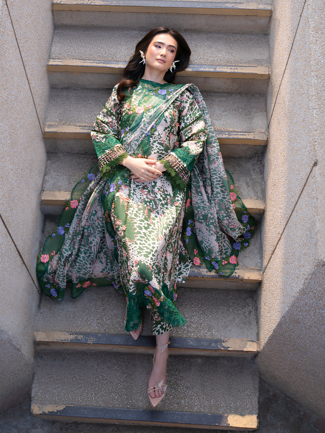 Parishay | Dil e Raqsam Festive Eid Lawn | DR-13 - Official Parishay - Agha Fabrics UK