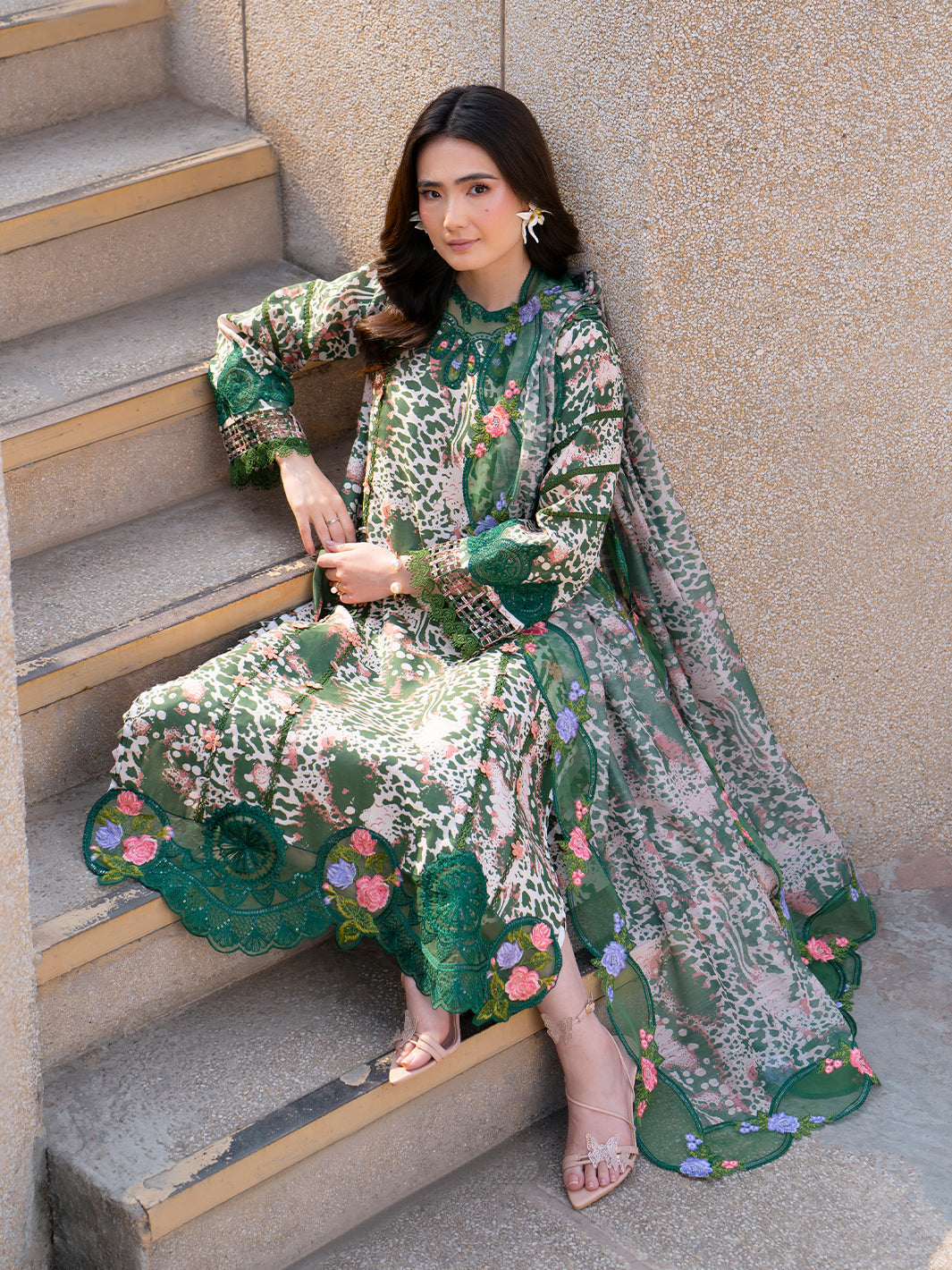 Parishay | Dil e Raqsam Festive Eid Lawn | DR-13 - Official Parishay - Agha Fabrics UK