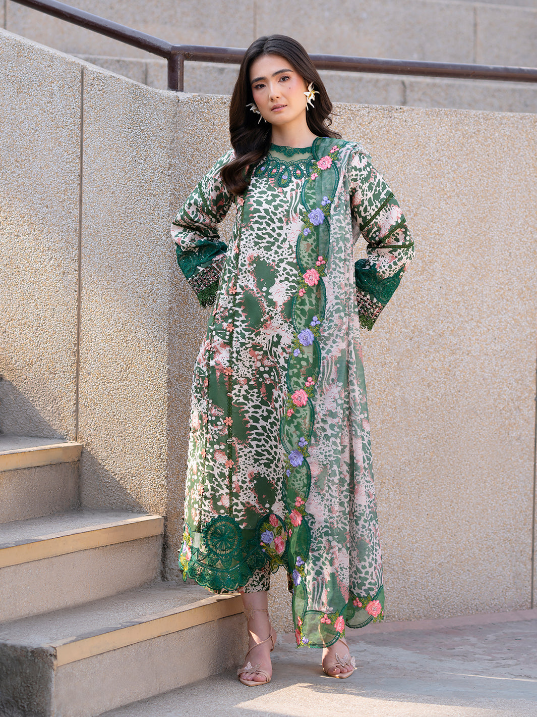 Parishay | Dil e Raqsam Festive Eid Lawn | DR-13 - Official Parishay - Agha Fabrics UK