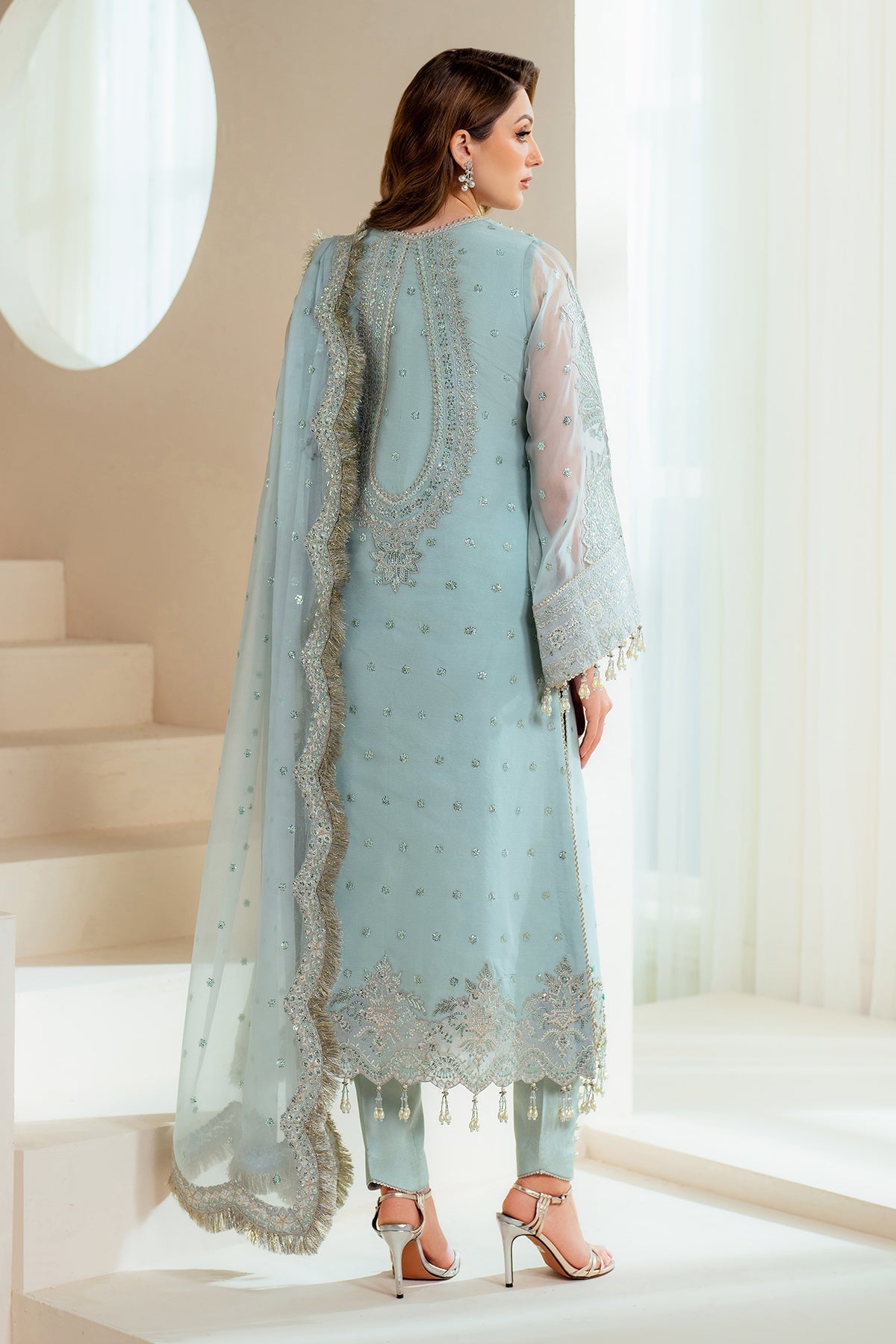Alizeh | Aymal Chiffon | AF-BHM-4044-Orla - Official Alizeh - Agha Fabrics UK