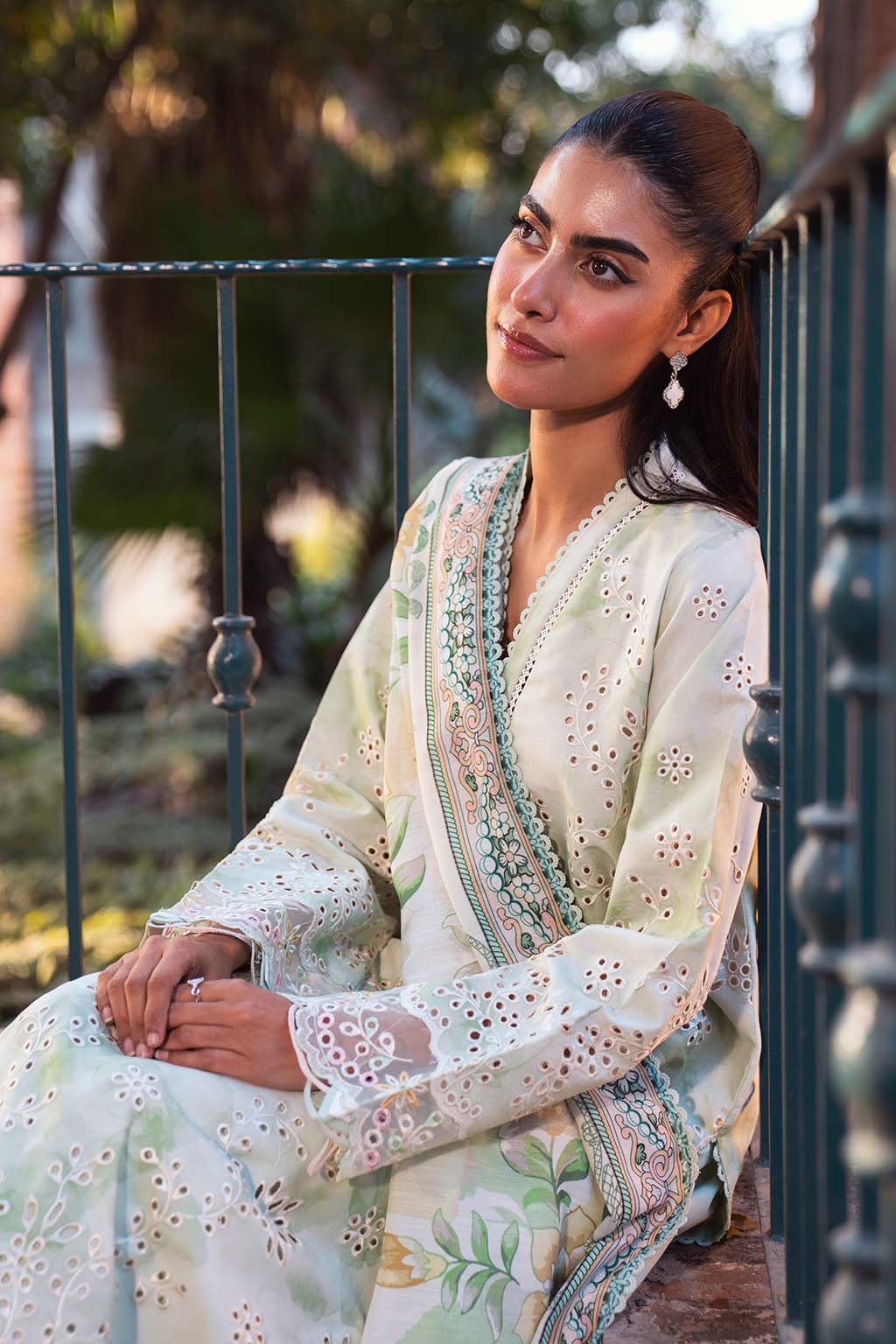 Neeshay | Summer Lines Printkari 25 | MEADOW MIST