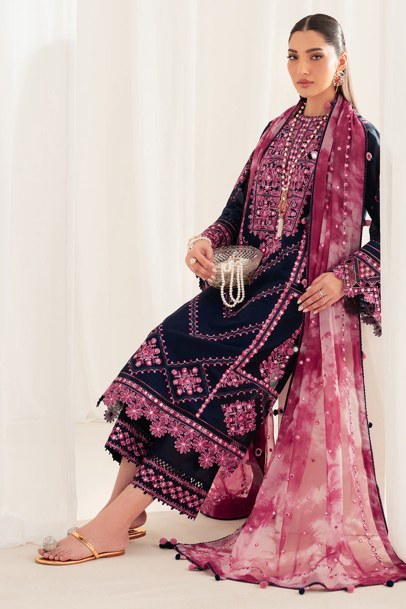 Jazmin | Iris Luxury Lawn 25 | IL'25-D01 - Official Jazmin - Agha Fabrics UK