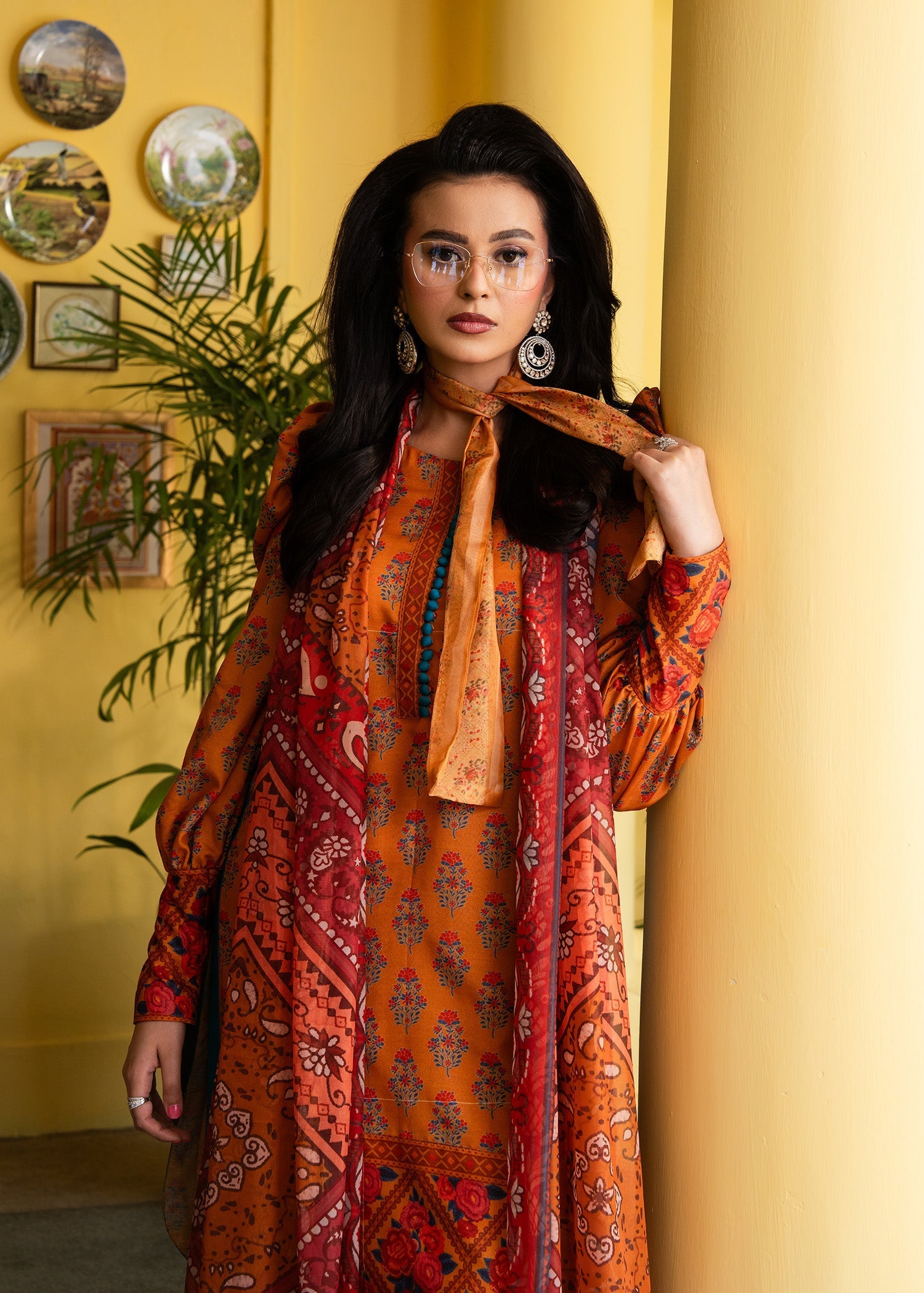 Maria Osama Khan | Retro Lawn 25 | Nehr - Official Maria Osama Khan - Agha Fabrics UK