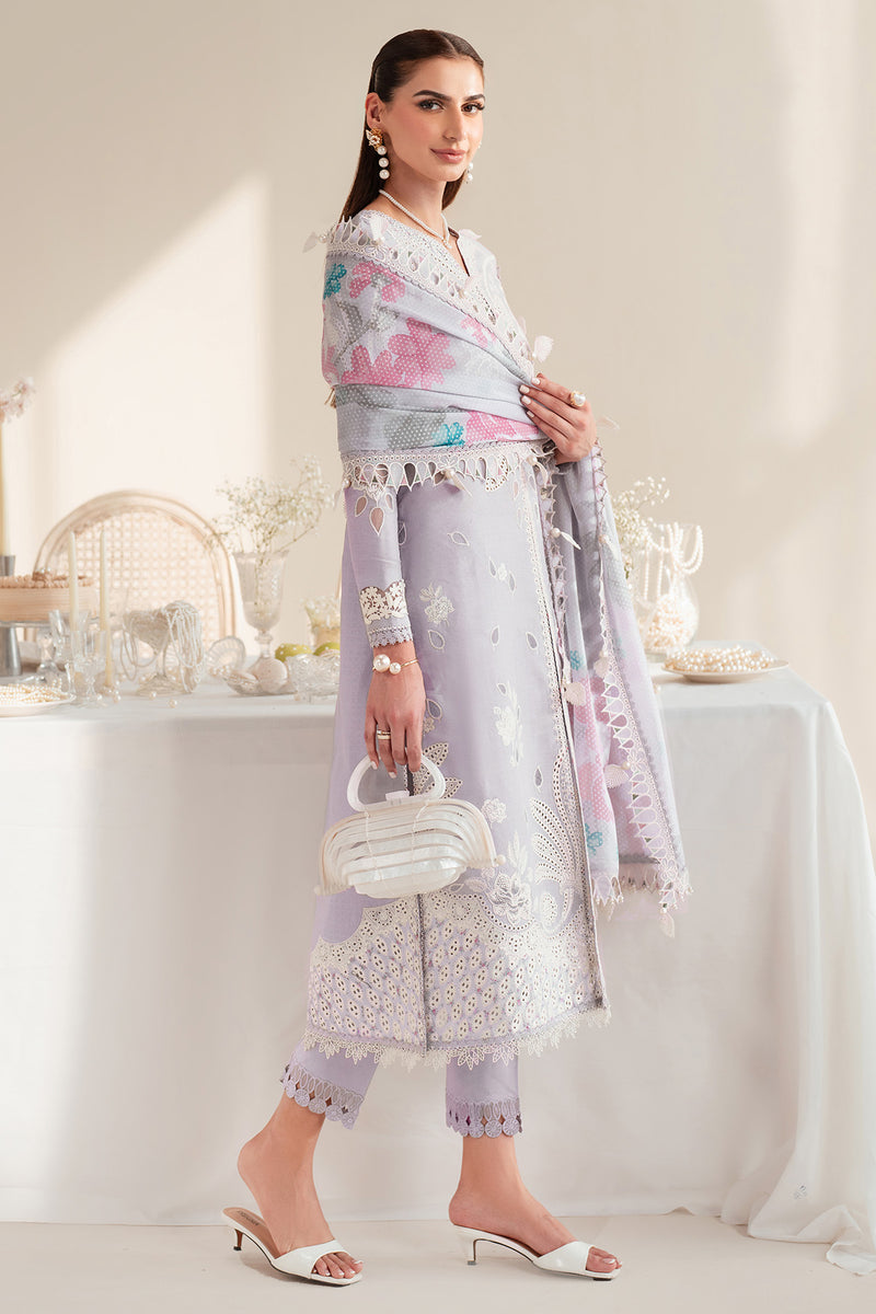 Jazmin | Iris Luxury Lawn 25 | IL'25-D06 - Official Jazmin - Agha Fabrics UK