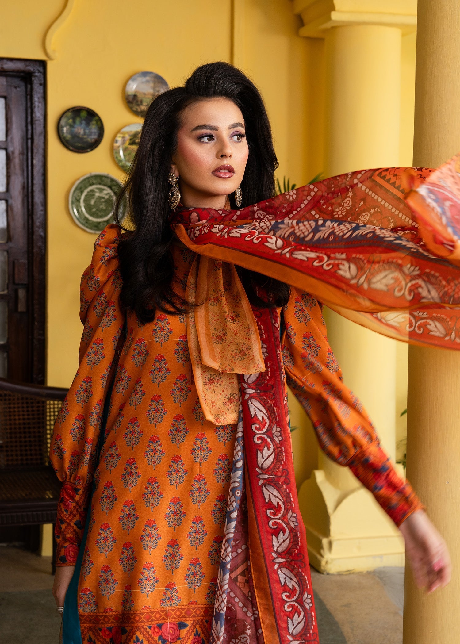 Maria Osama Khan | Retro Lawn 25 | Nehr - Official Maria Osama Khan - Agha Fabrics UK
