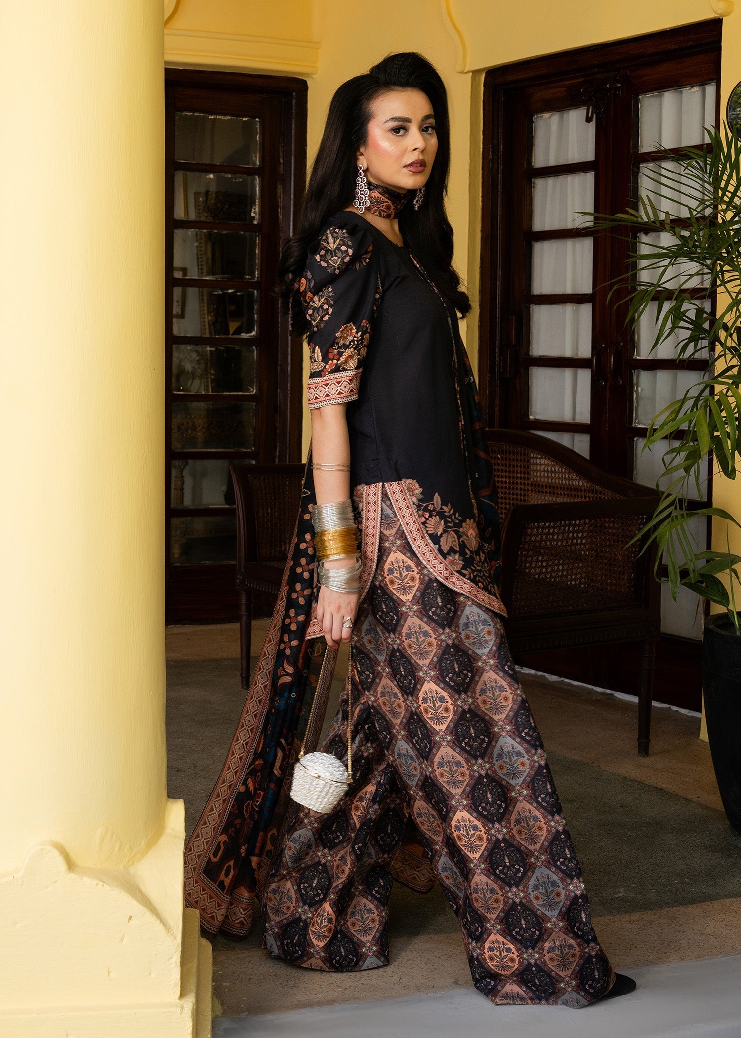Maria Osama Khan | Retro Lawn 25 | Nazia - Official Maria Osama Khan - Agha Fabrics UK